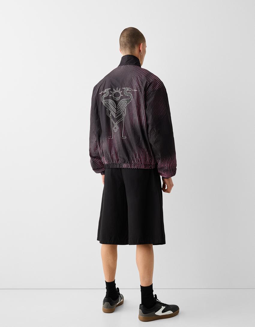 جاكيت إنتر ميامي سي اف بسحاب-زهري-2