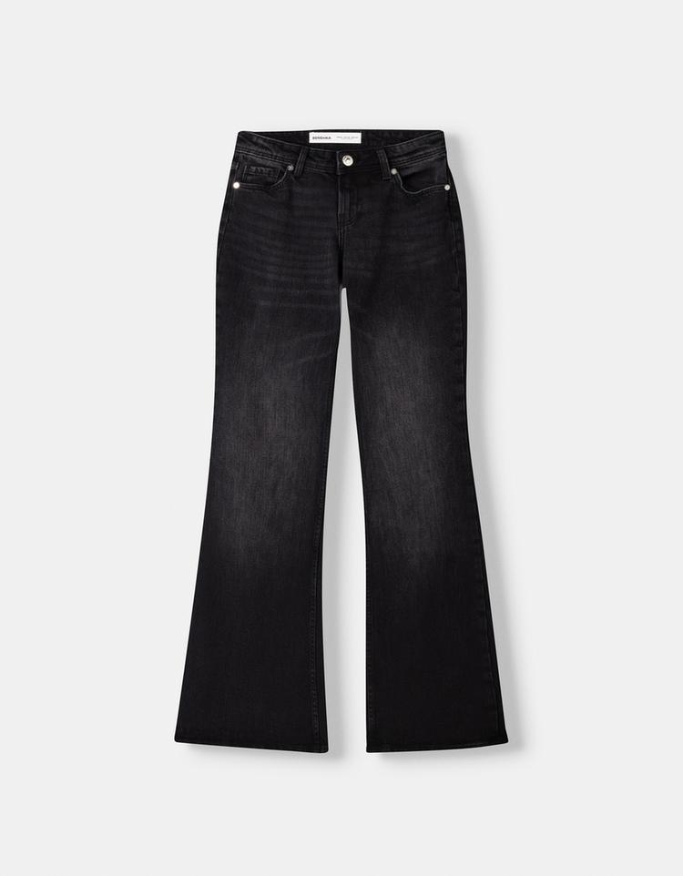 Low waist boot-cut jeans