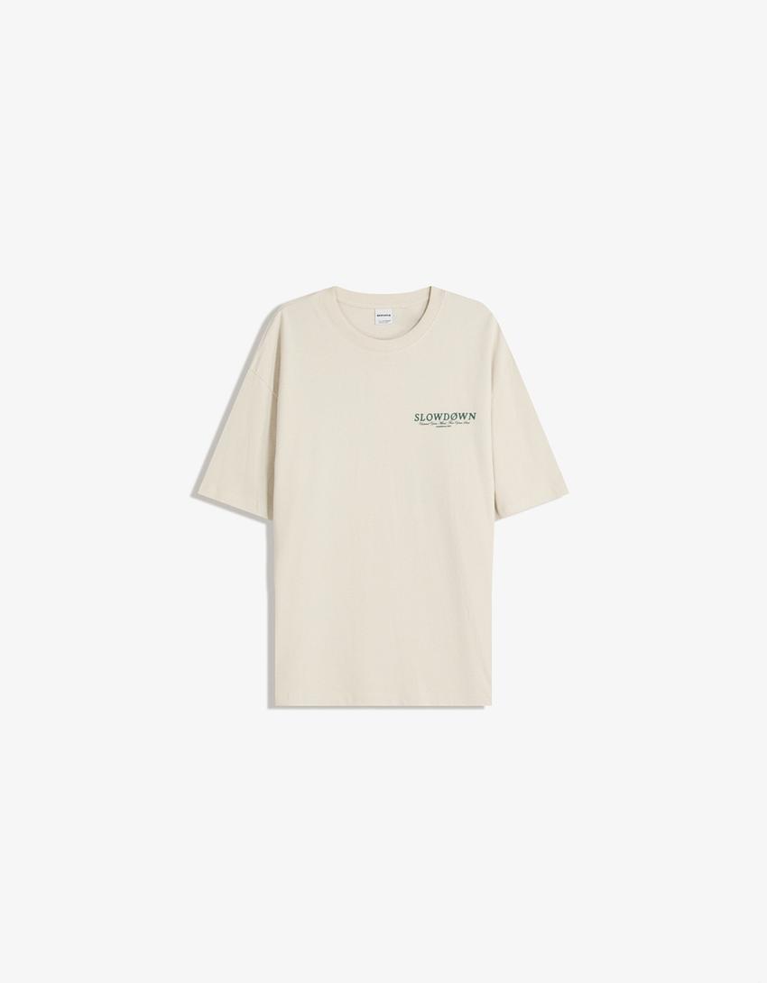 T-shirt manches courtes imprimé-Pierre-3