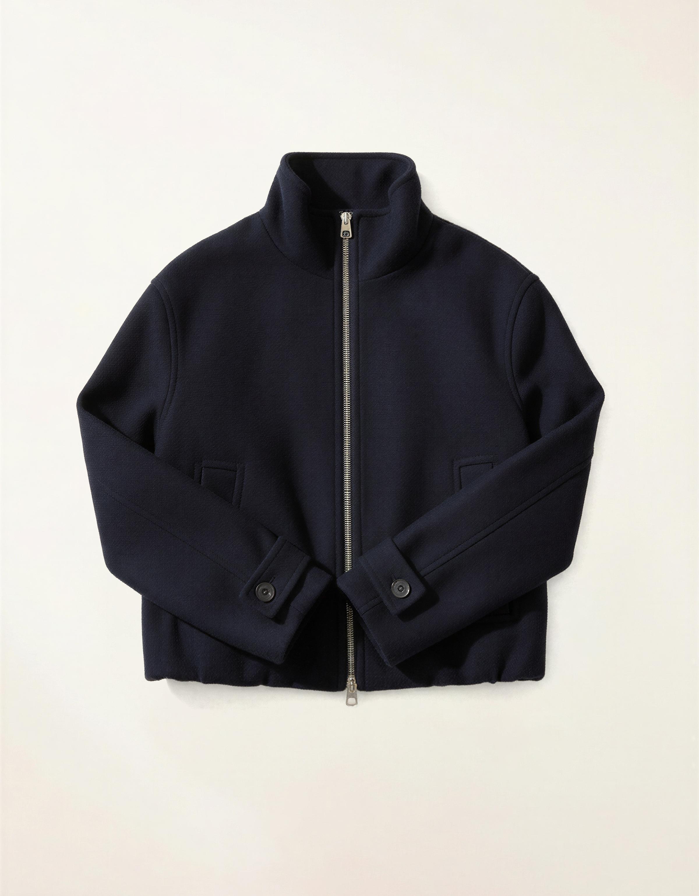 Soft touch jacket — Navy