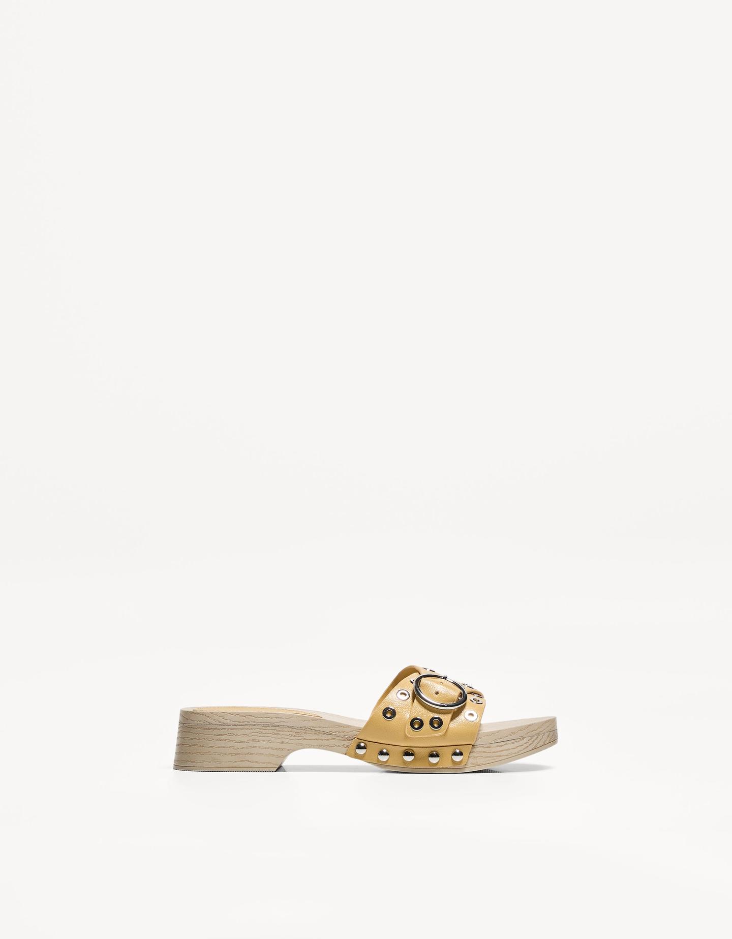 Bershka Sandali Con Tacco Tipo Mule Donna 35 1-118