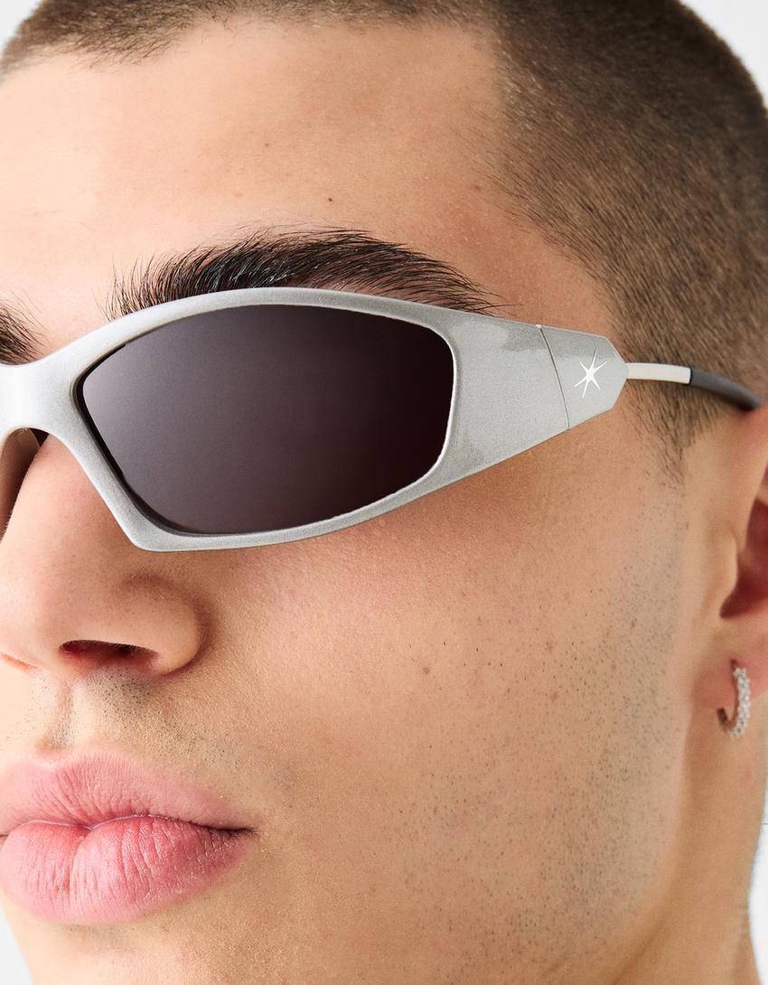 Lunettes de soleil-Argent-1