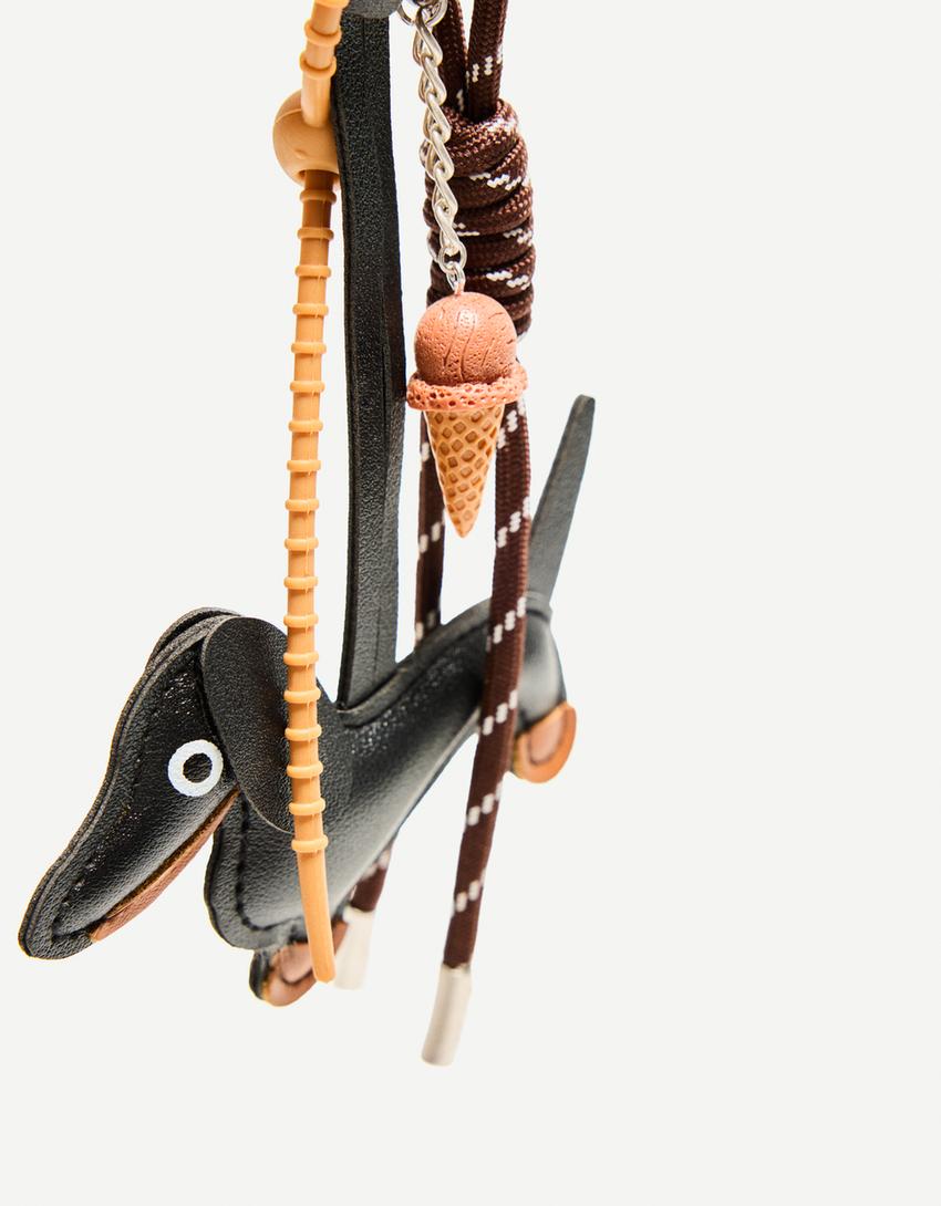 Schlüsselanhänger Hündchen-Schwarz-3