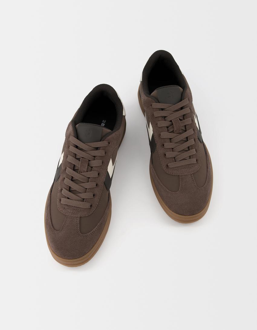 Retro trainers-Brown