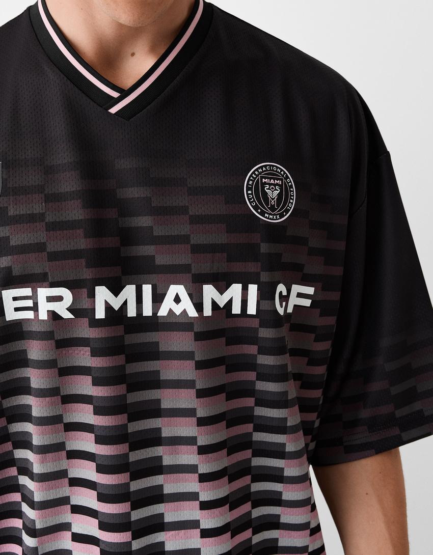 T-shirt Inter Miami CF imprimé mesh-Noir-3