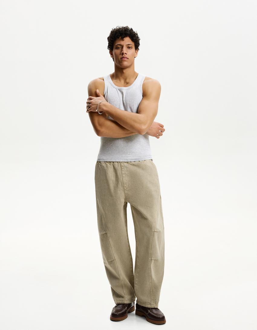 Camiseta tirantes rib-Gris-3