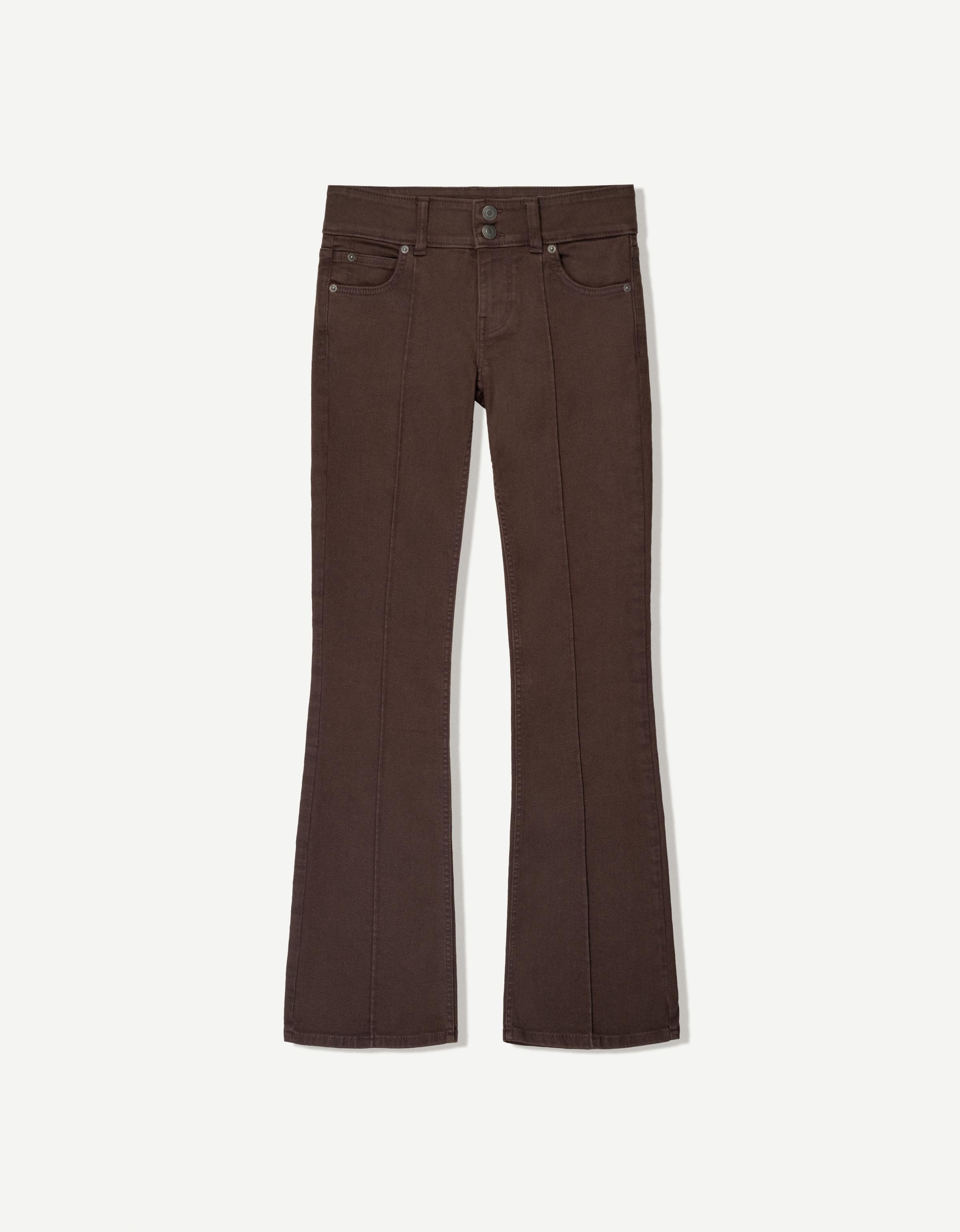 Low-rise boot-cut jeans - Women | Bershka