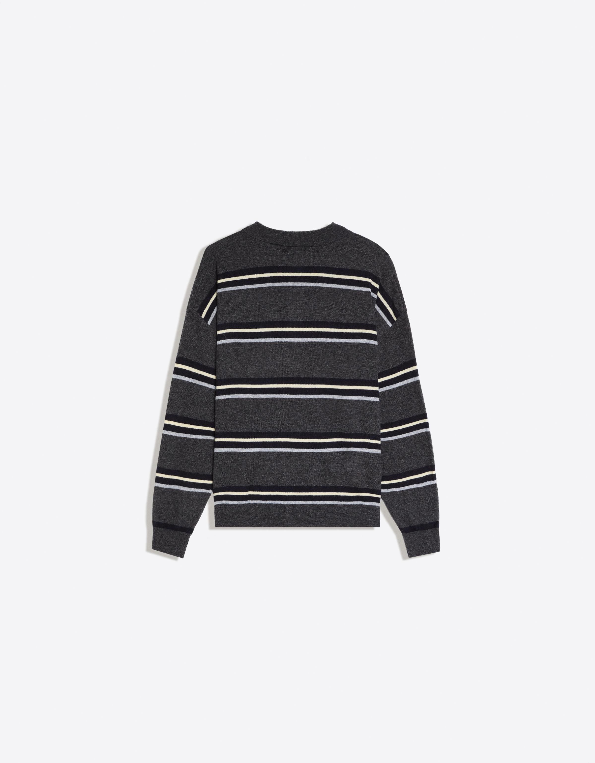 Bershka Polo yaka çizgili kazak görsel 3