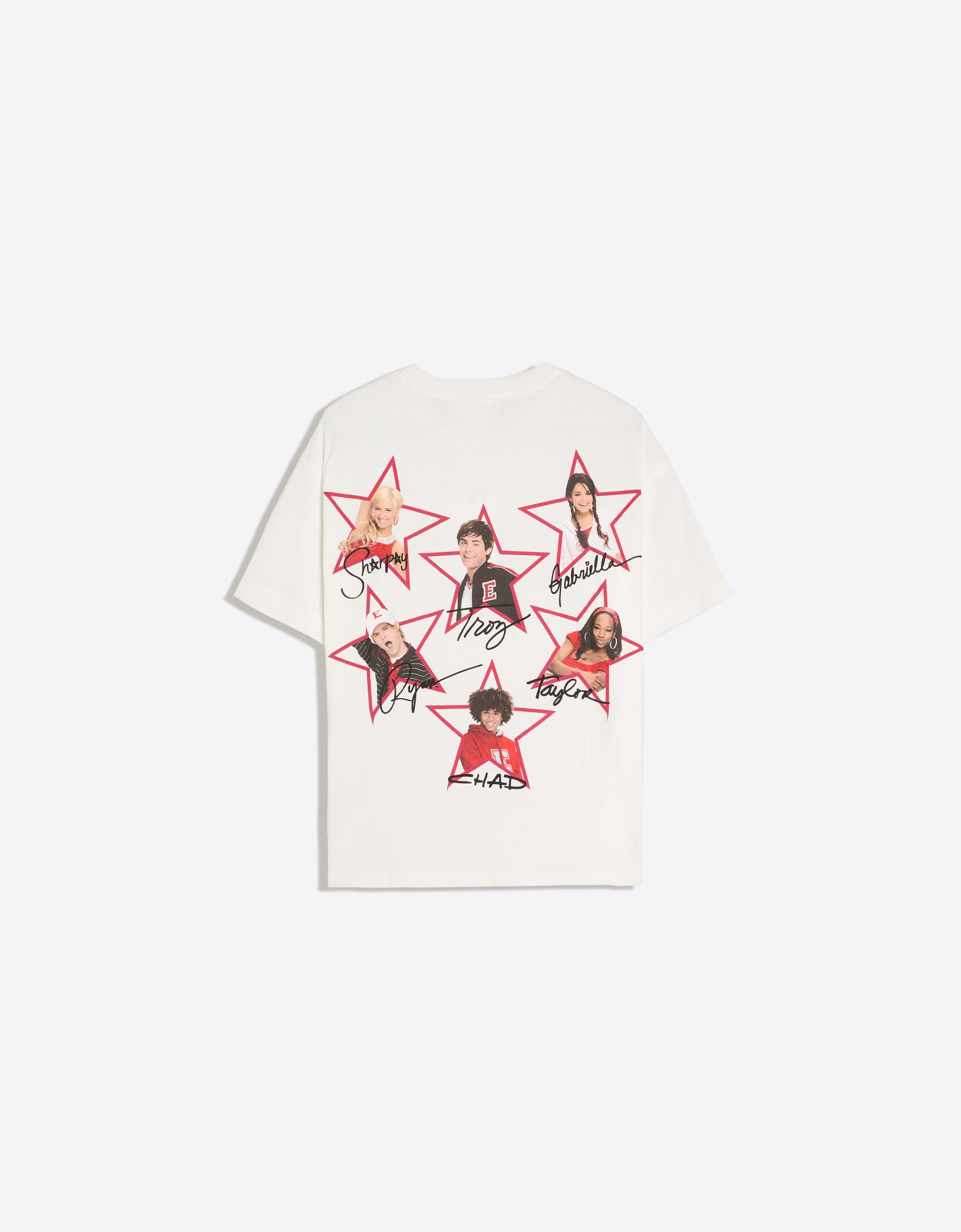 Boxy High School Musical print T-shirt