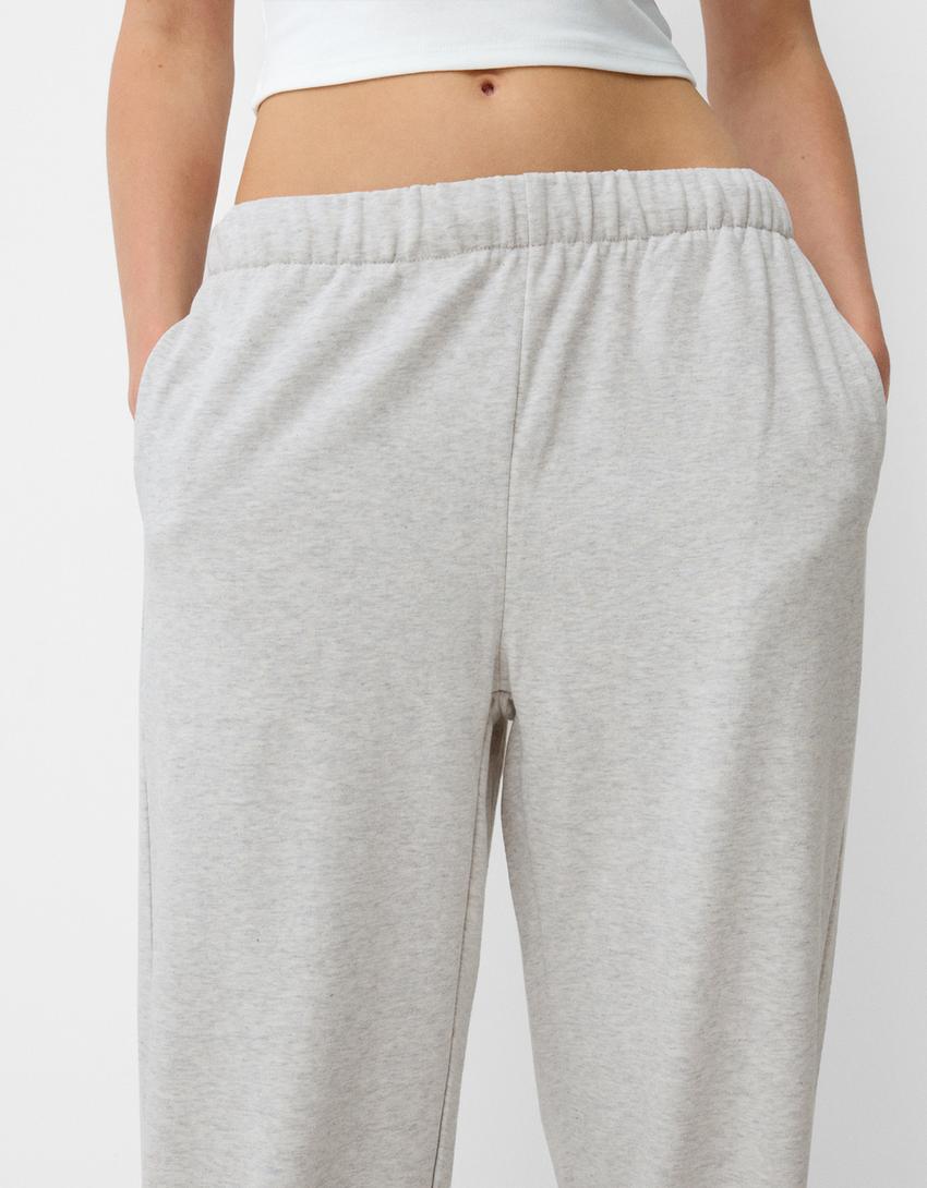 بنطلون رياضي بلش-رمادي-5