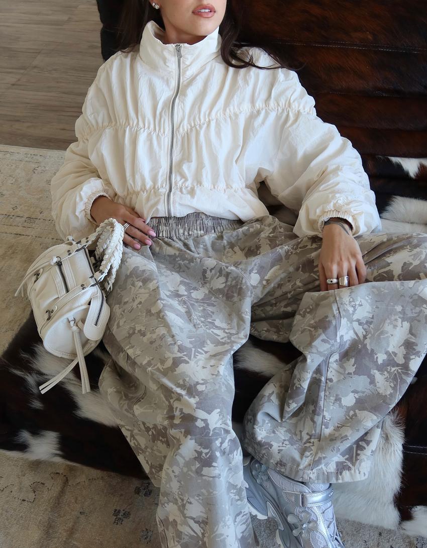 MİNİ BOWLING ÇANTA-Kirli beyaz