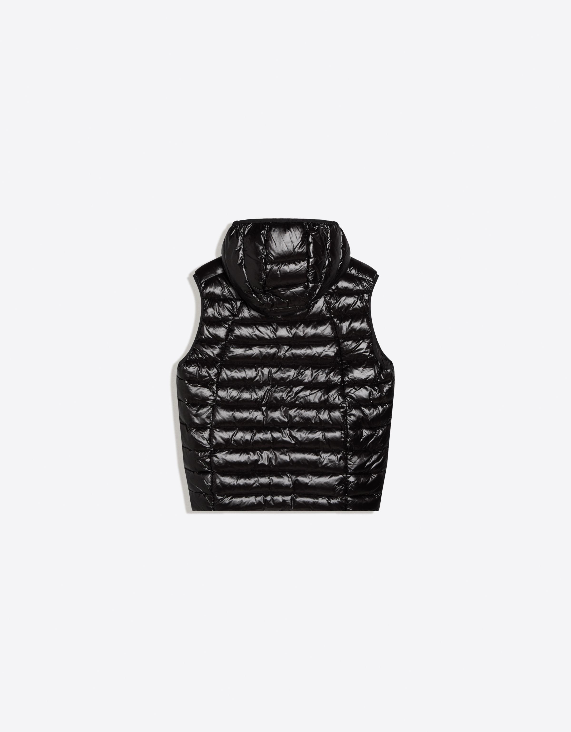 Ultralight quilted gilet — Black