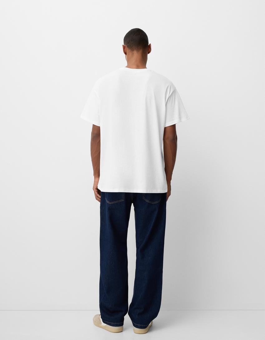 Maglietta Muppets maniche corte oversize-Bianco Roto-2