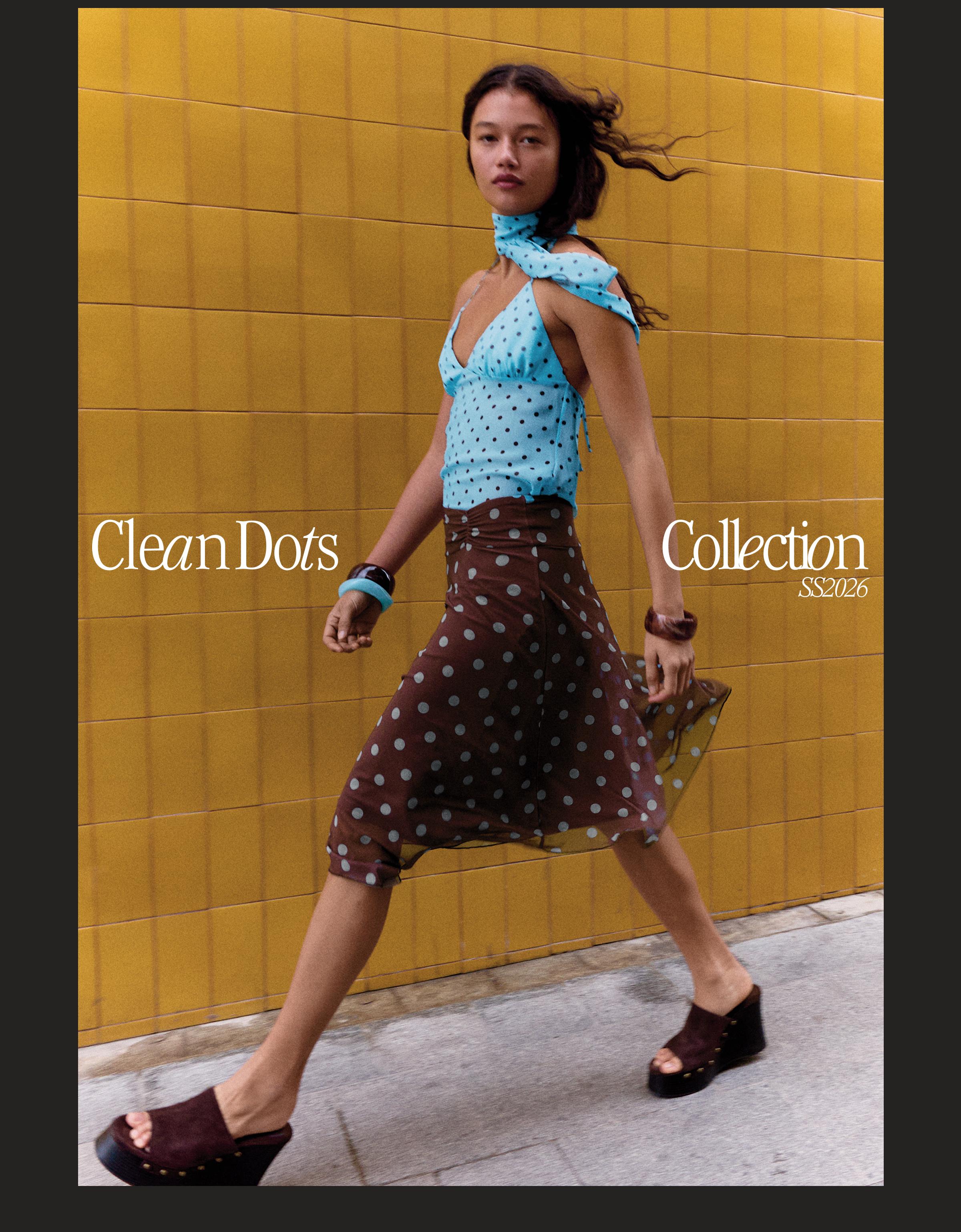 Asimetrik puantiye midi etek - Görsel 18