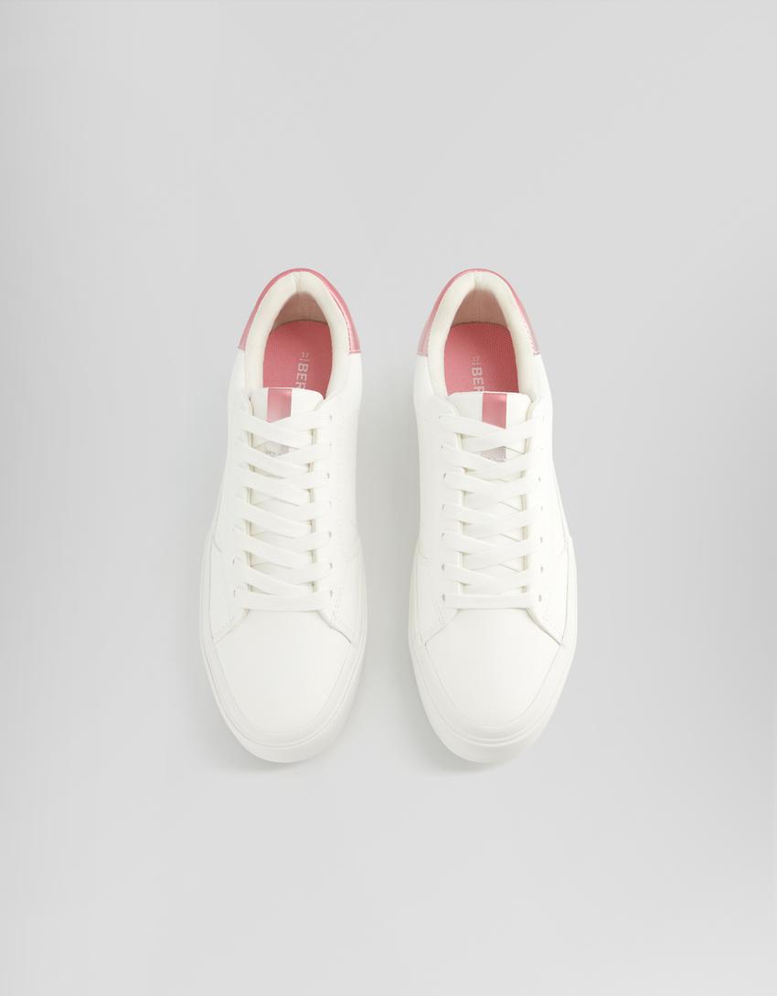 Baskets détails métallisés-Blanc-5