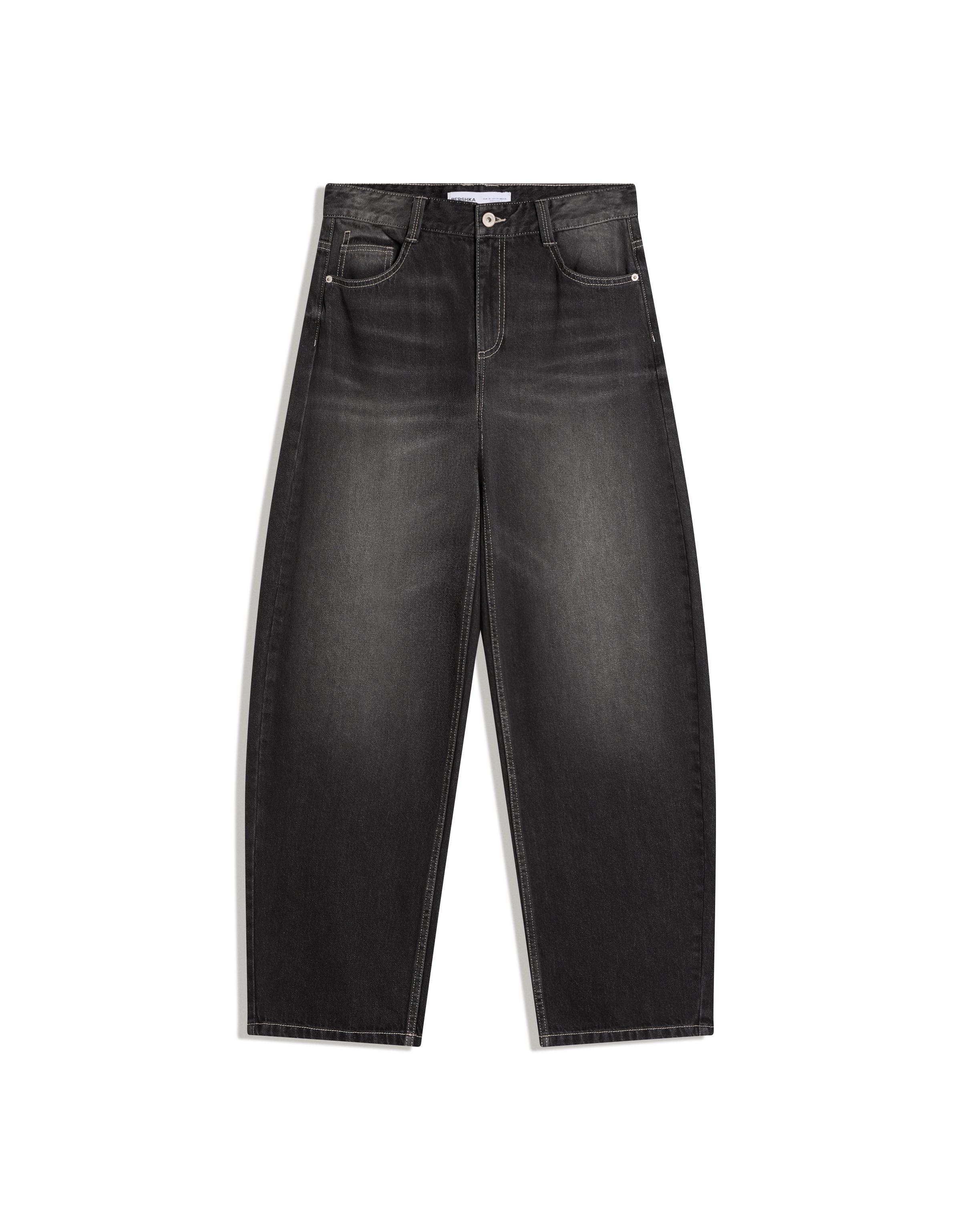 Düşük bel baggy barrel fit jean - Görsel 84