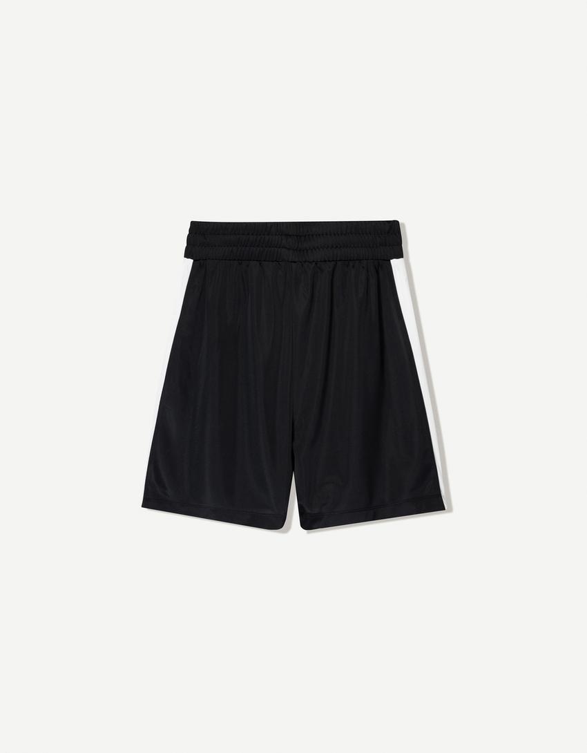 Everlast boxing Bermuda shorts-Black-1