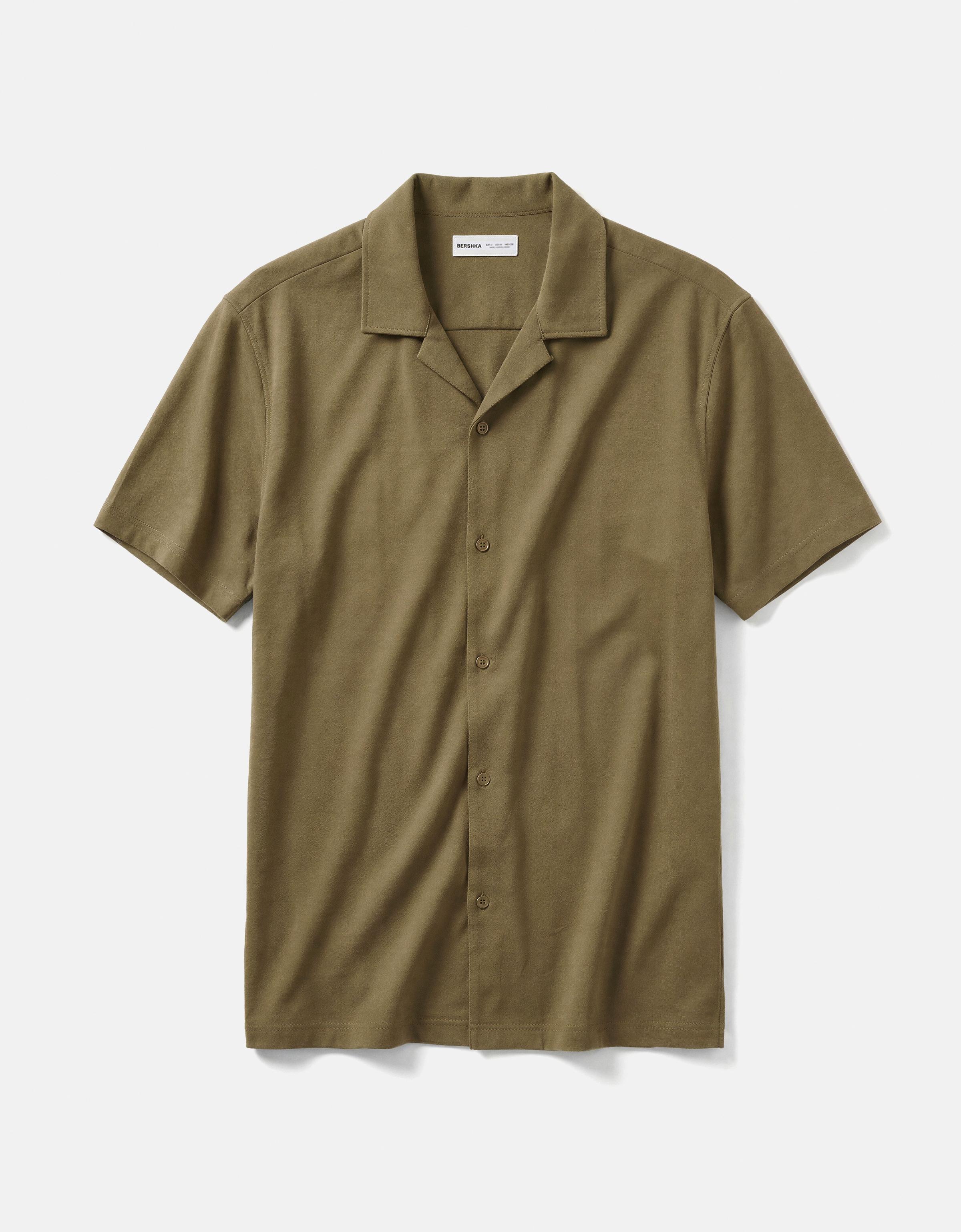 Rustic short sleeve shirt — Khaki