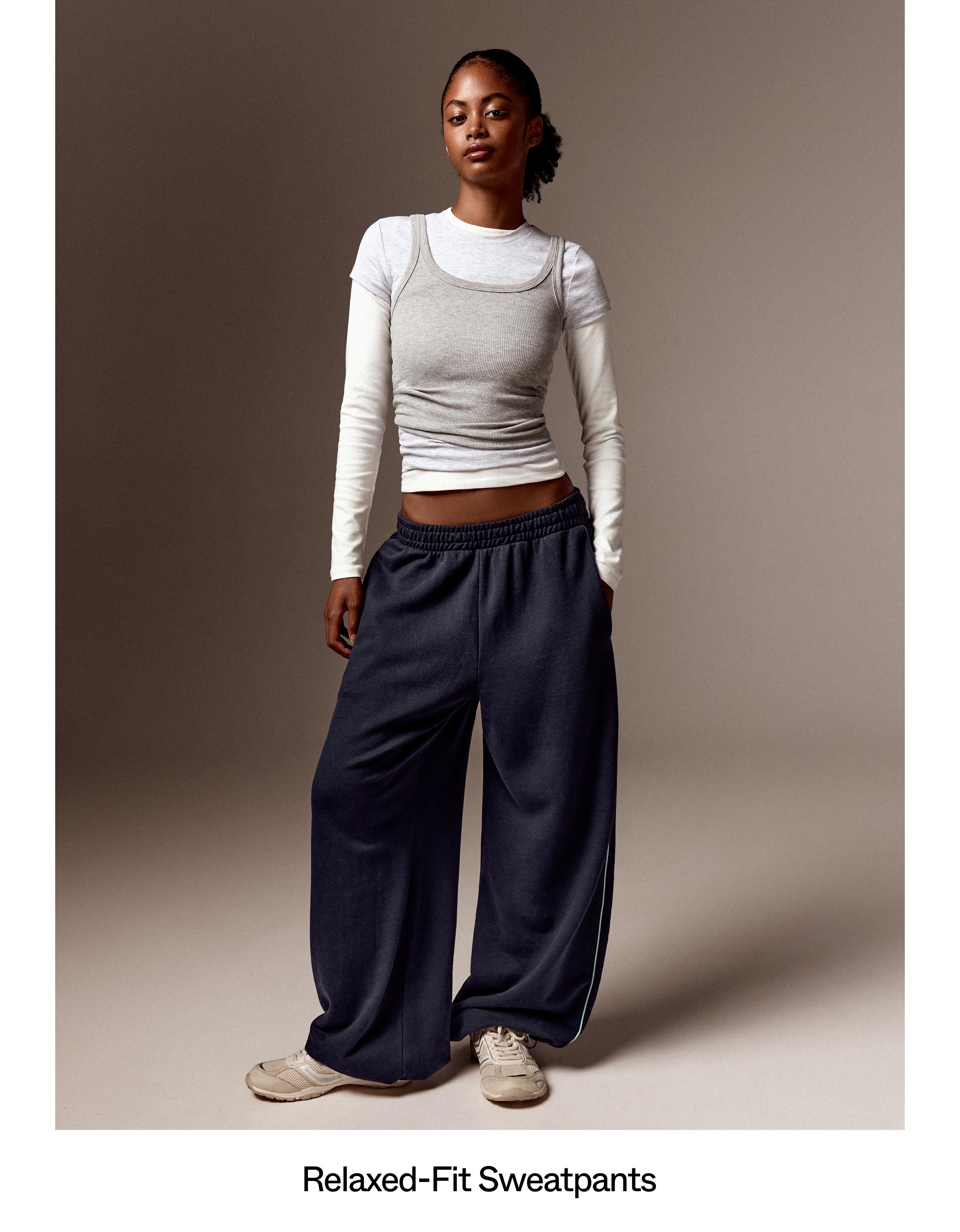 Dancer plush joggers — Navy