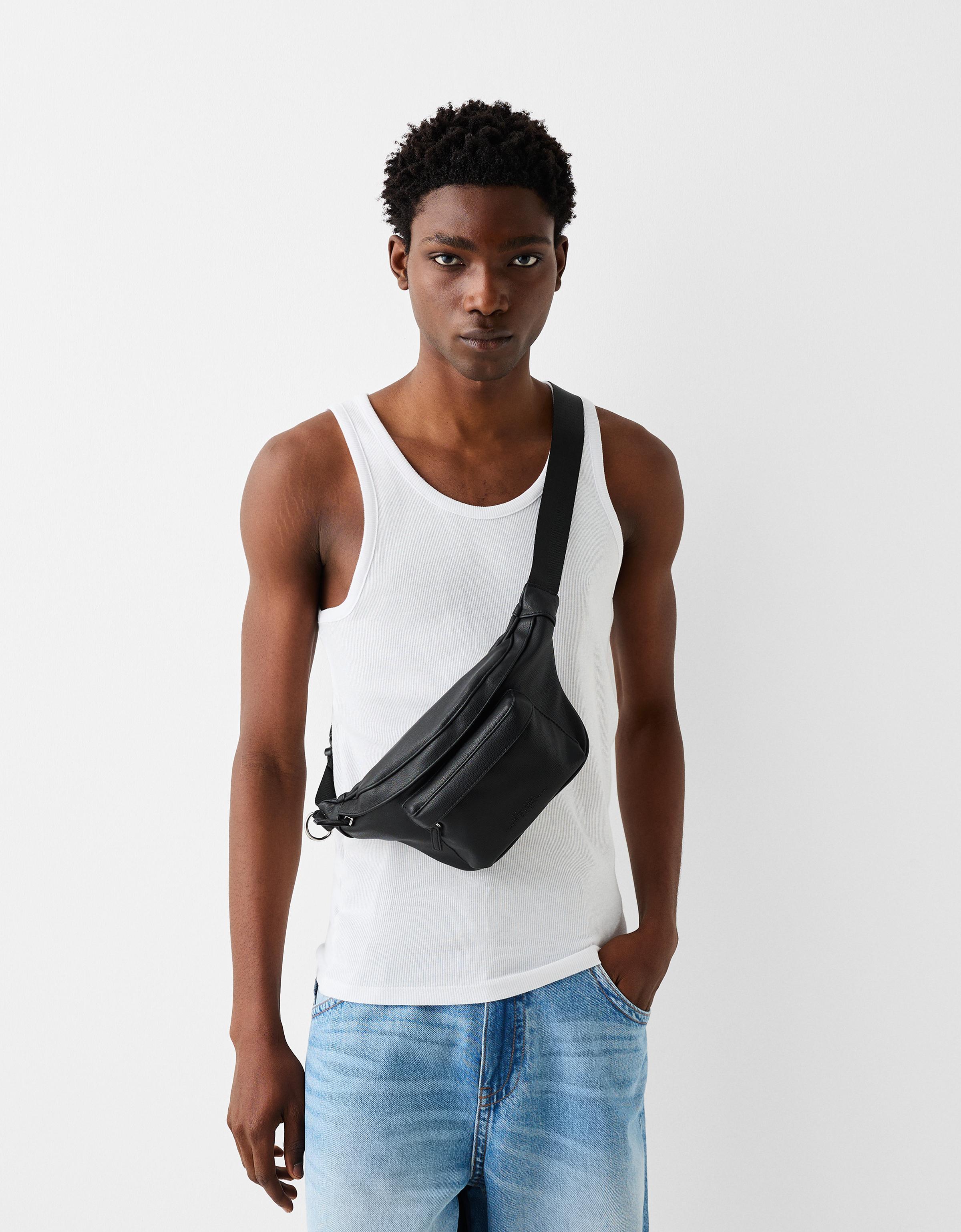 Sac banane poche avant Homme Bershka