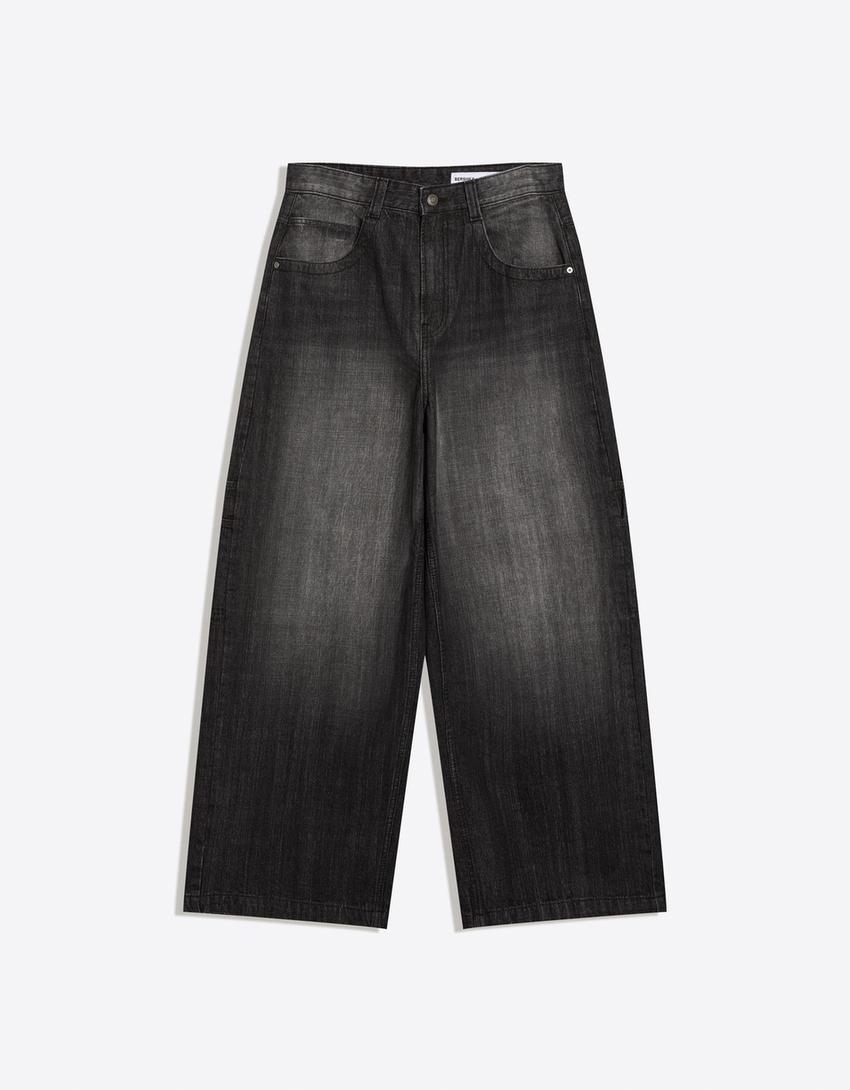 Megabaggy Jeans-Schwarz