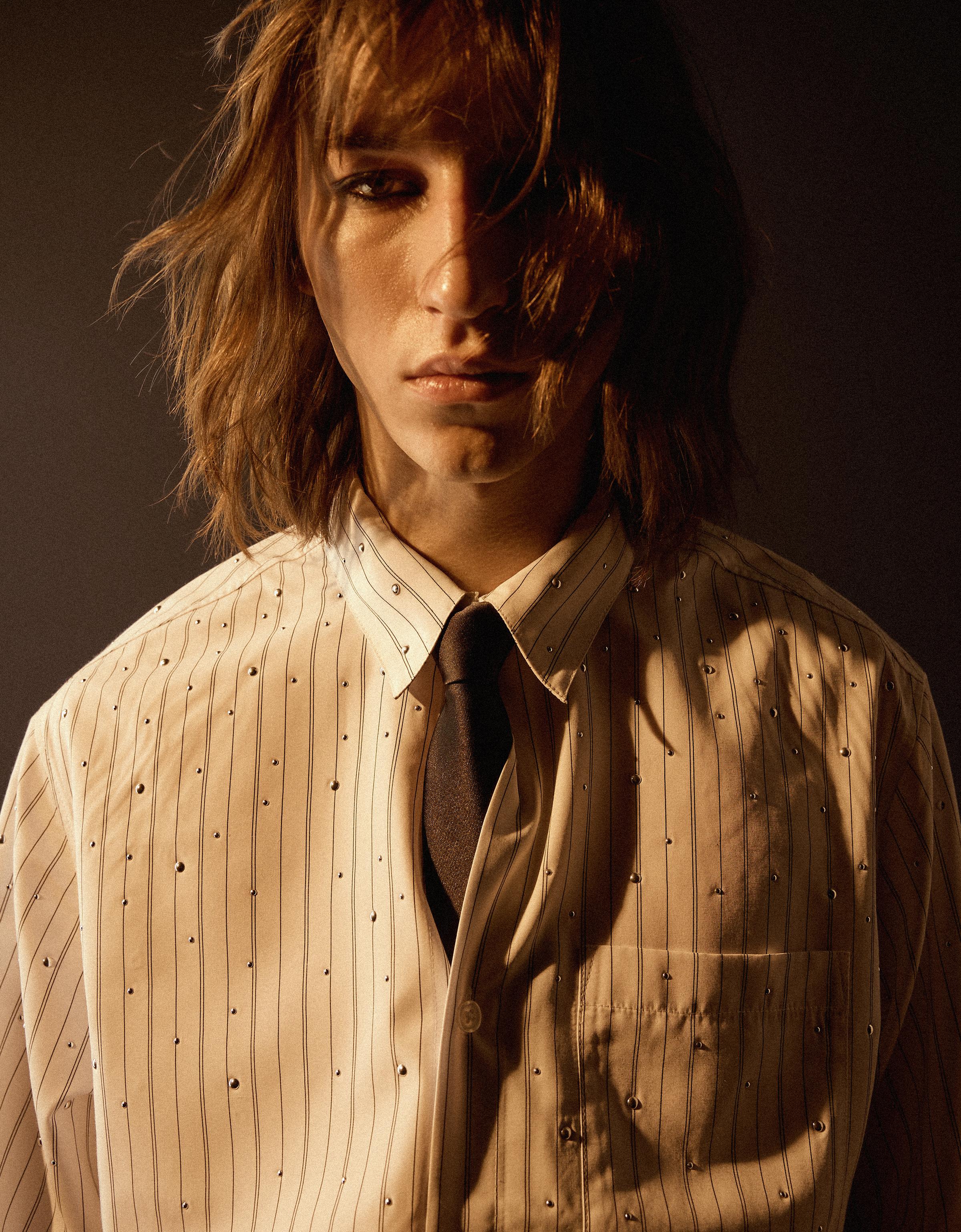 Plain tie — Black
