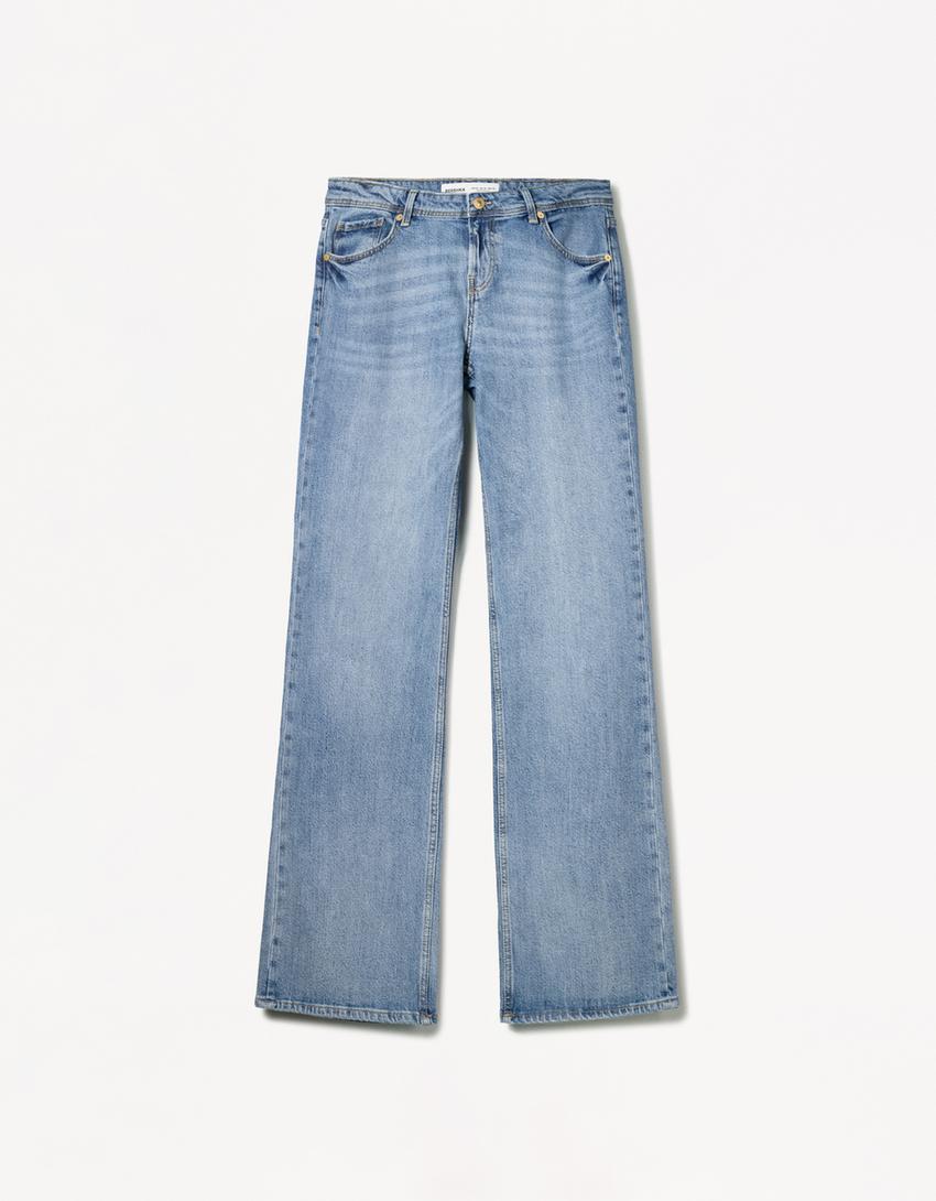 Jeansy bootcut low waist