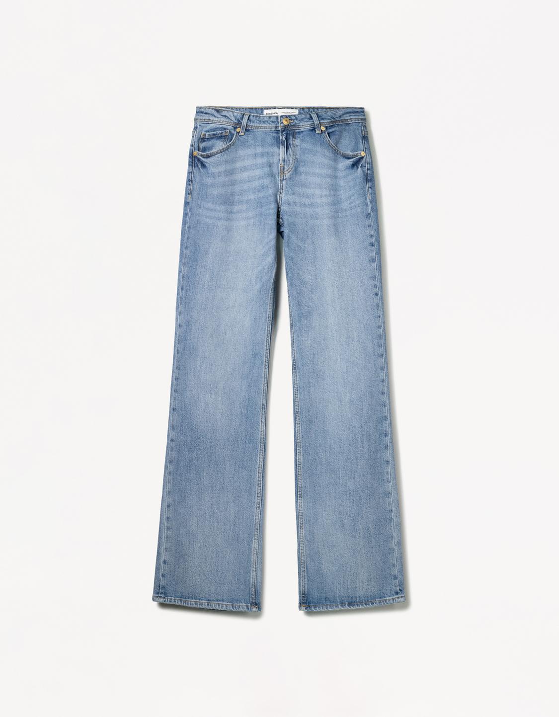 Bootcut-jeans med låg midja