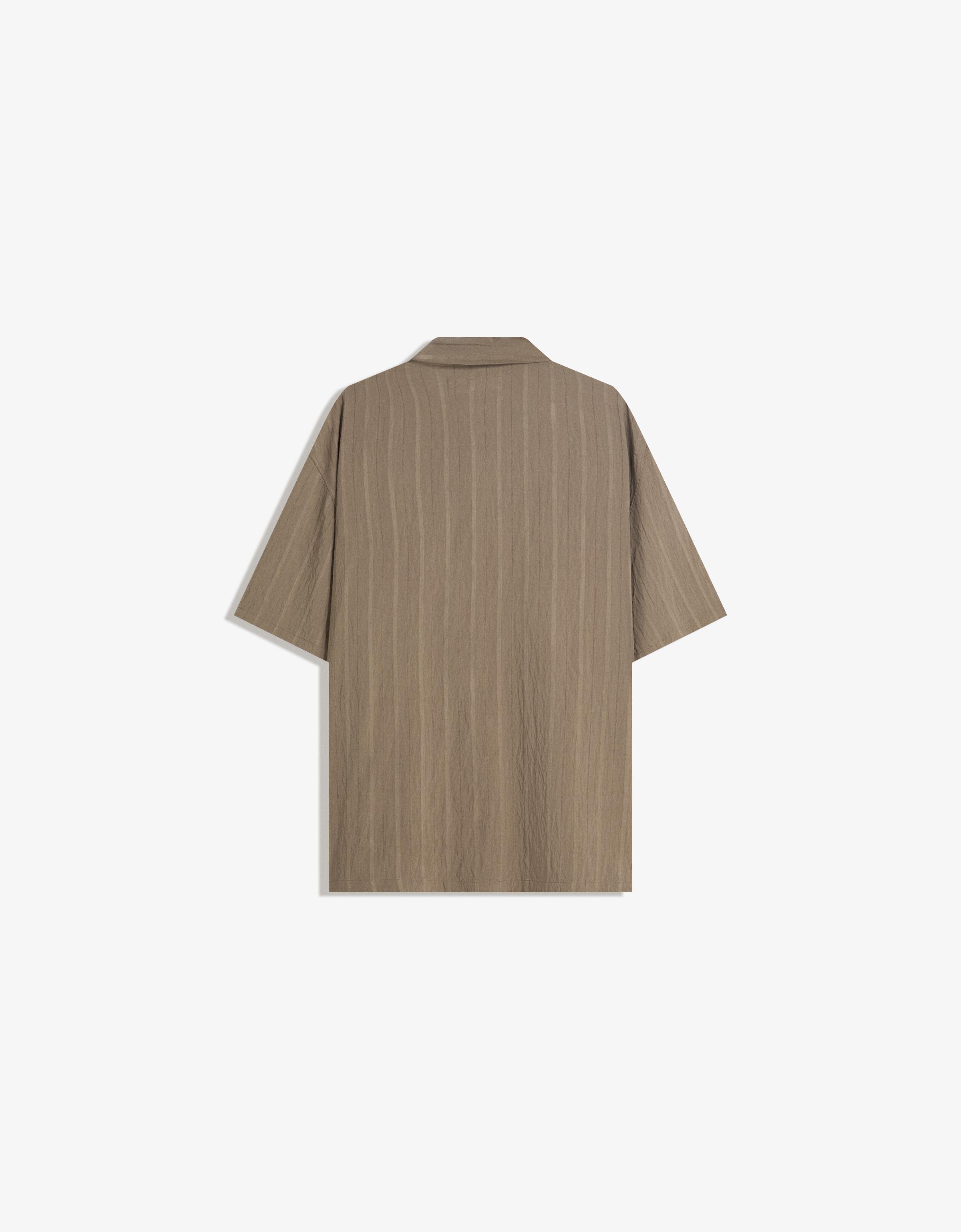 JemutのBrooklyn Western Stripe Short Sleeve Shirt 全2色 JEMUT】25SS☆ Brooklyn Western Stripe Short Sleeve Shirt