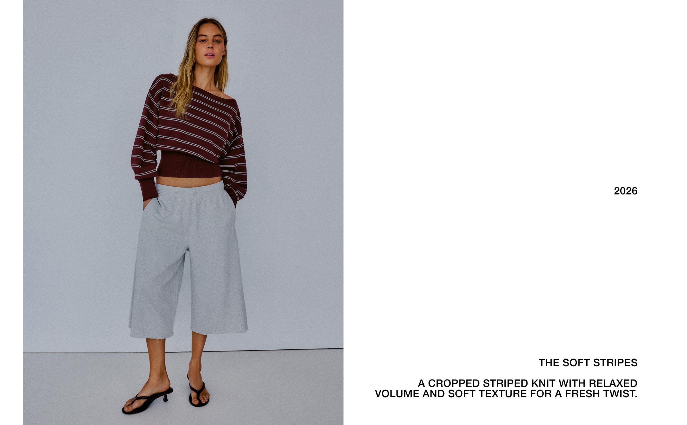 Asymmetric neck jumper — Burgundy