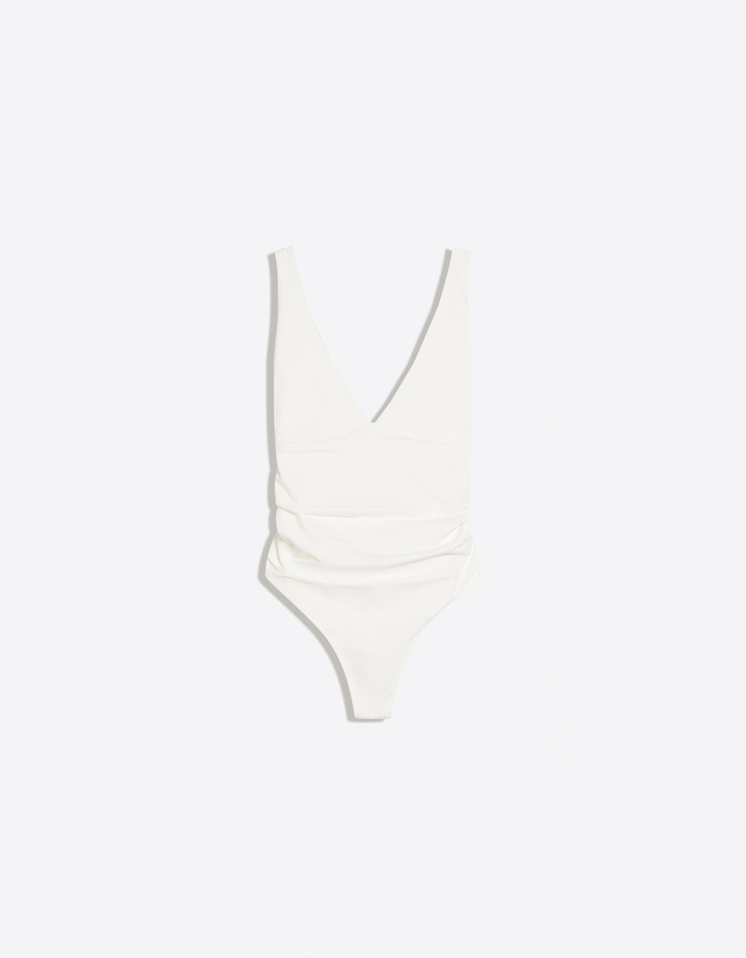 Büzgülü askılı body