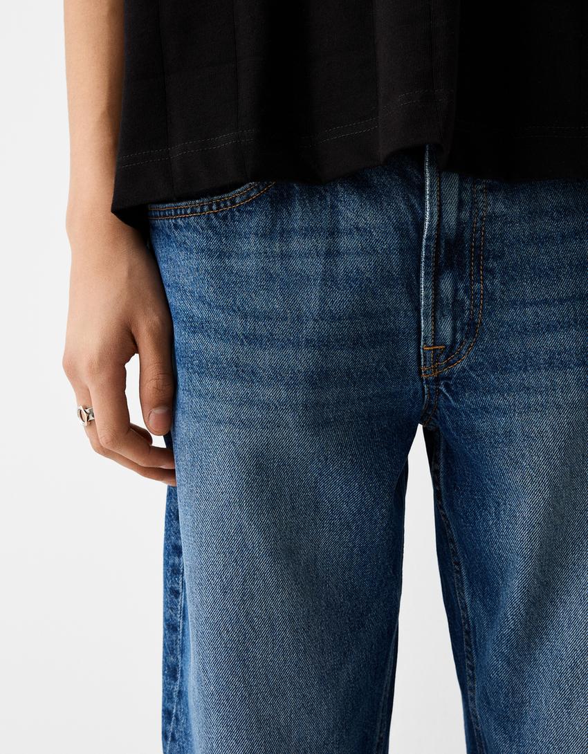 Jeans straight-Azul-5