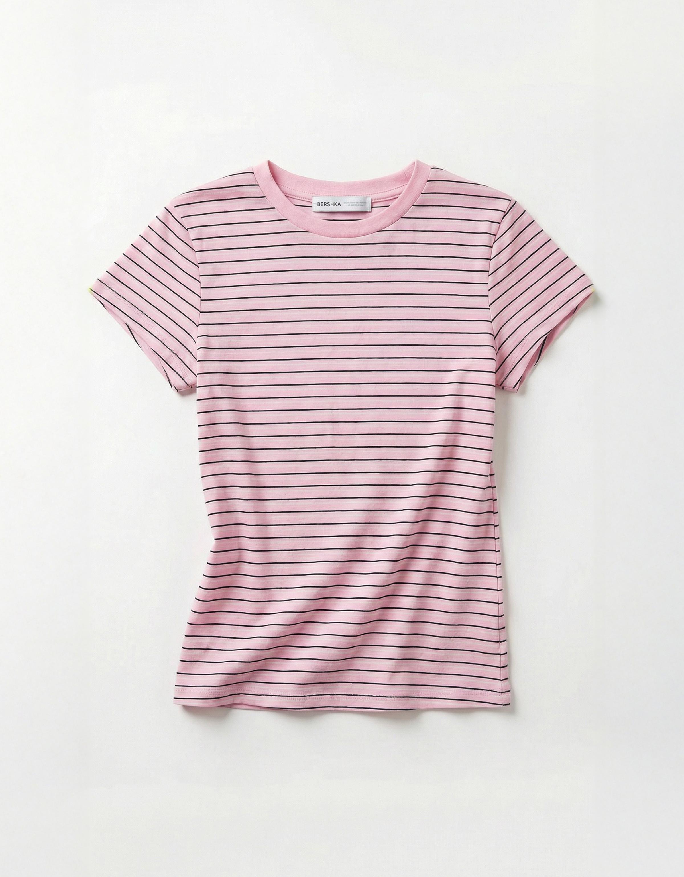 Kısa kollu bisiklet yaka tişört - Görsel 69