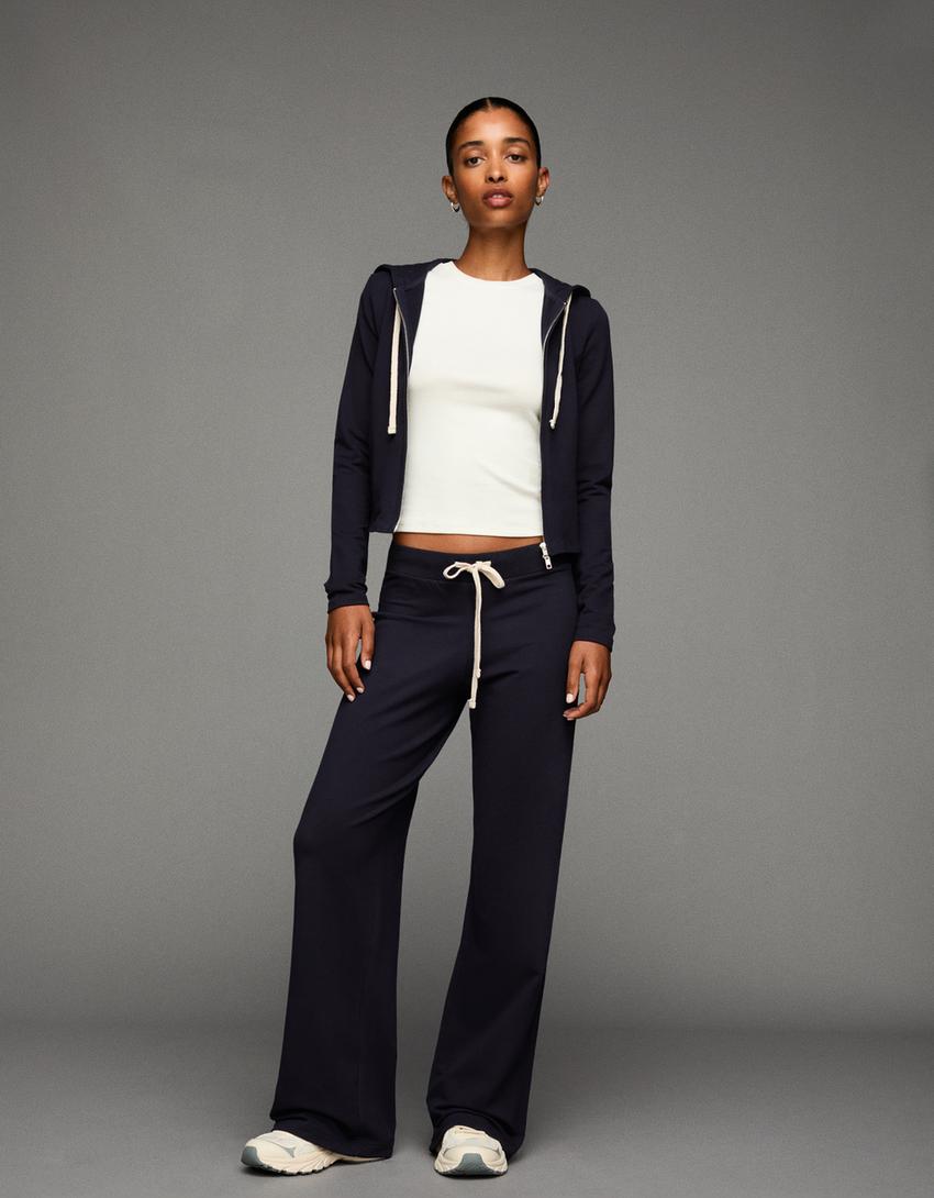 Plush pants-Navy-0