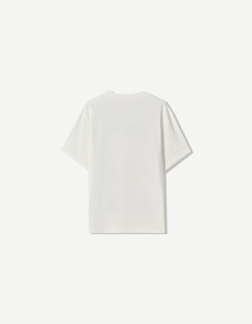 Camiseta CA7RIEL & Paco Amoroso manga corta-Blanco