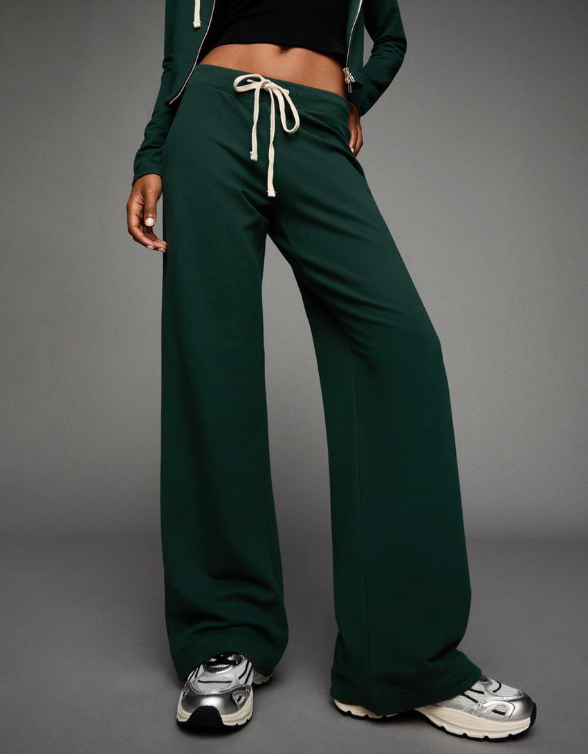 Plush pants-Green-1
