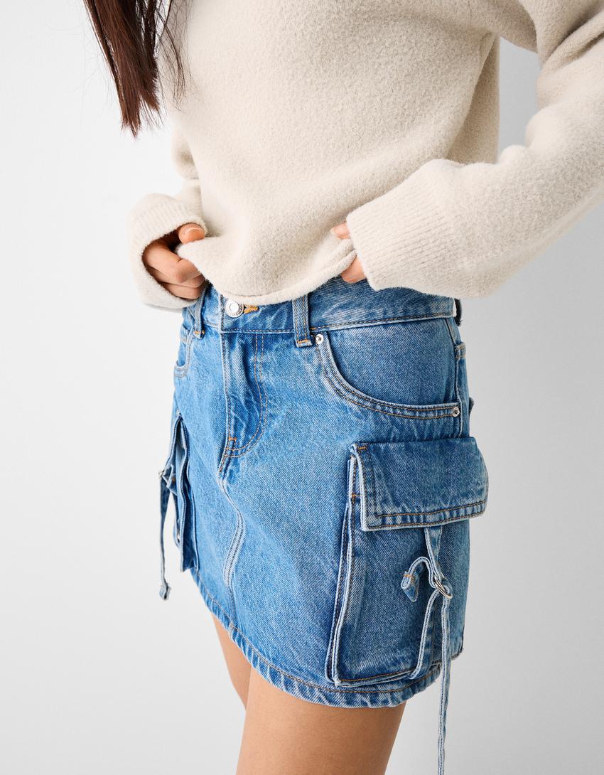 سويتر ناعم برقبة عالية-رملي-5