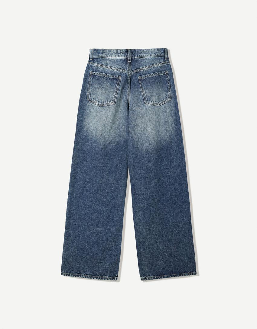 Jeans boyfriend-Blu-5