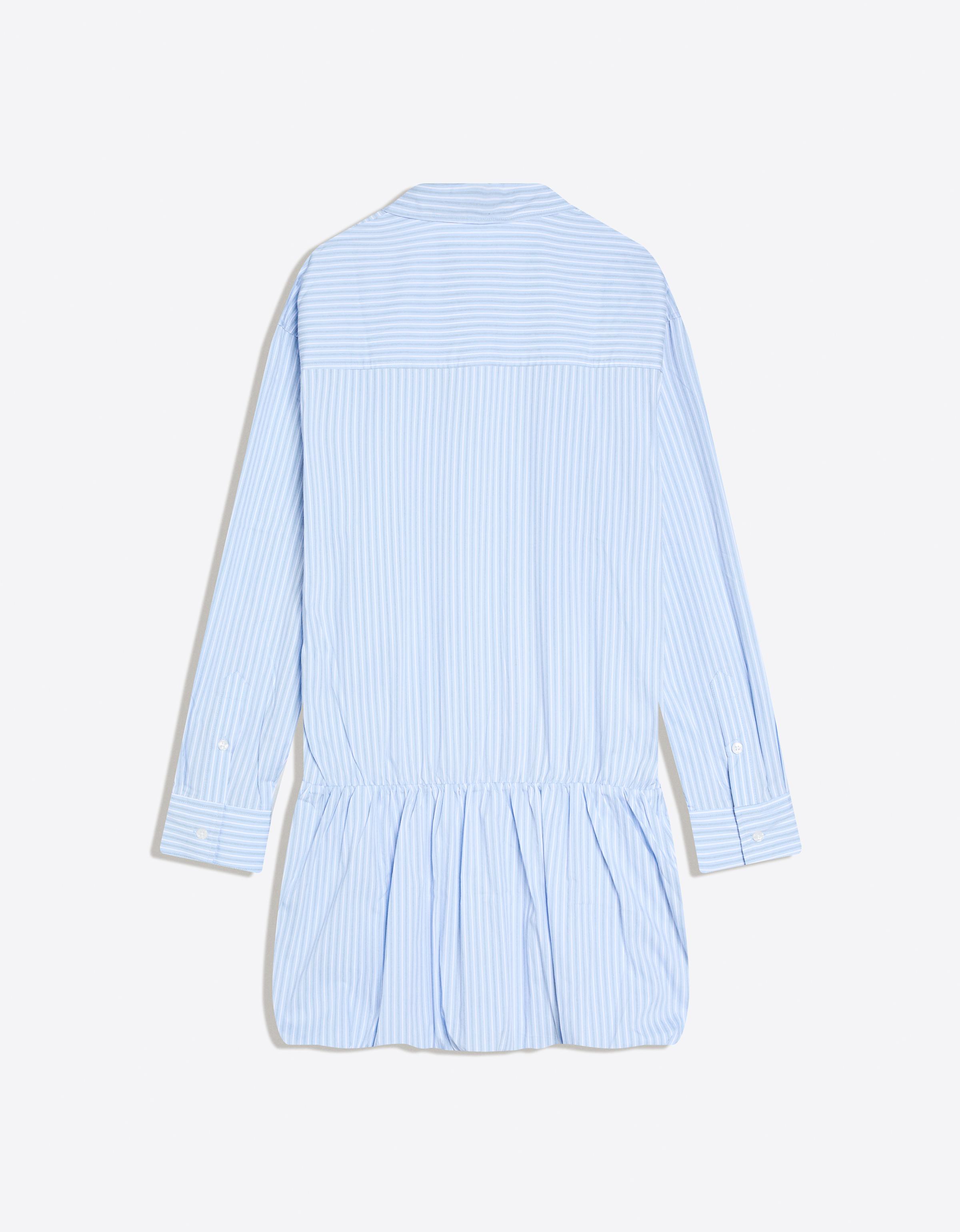 Balon kesim mini gömlek elbise