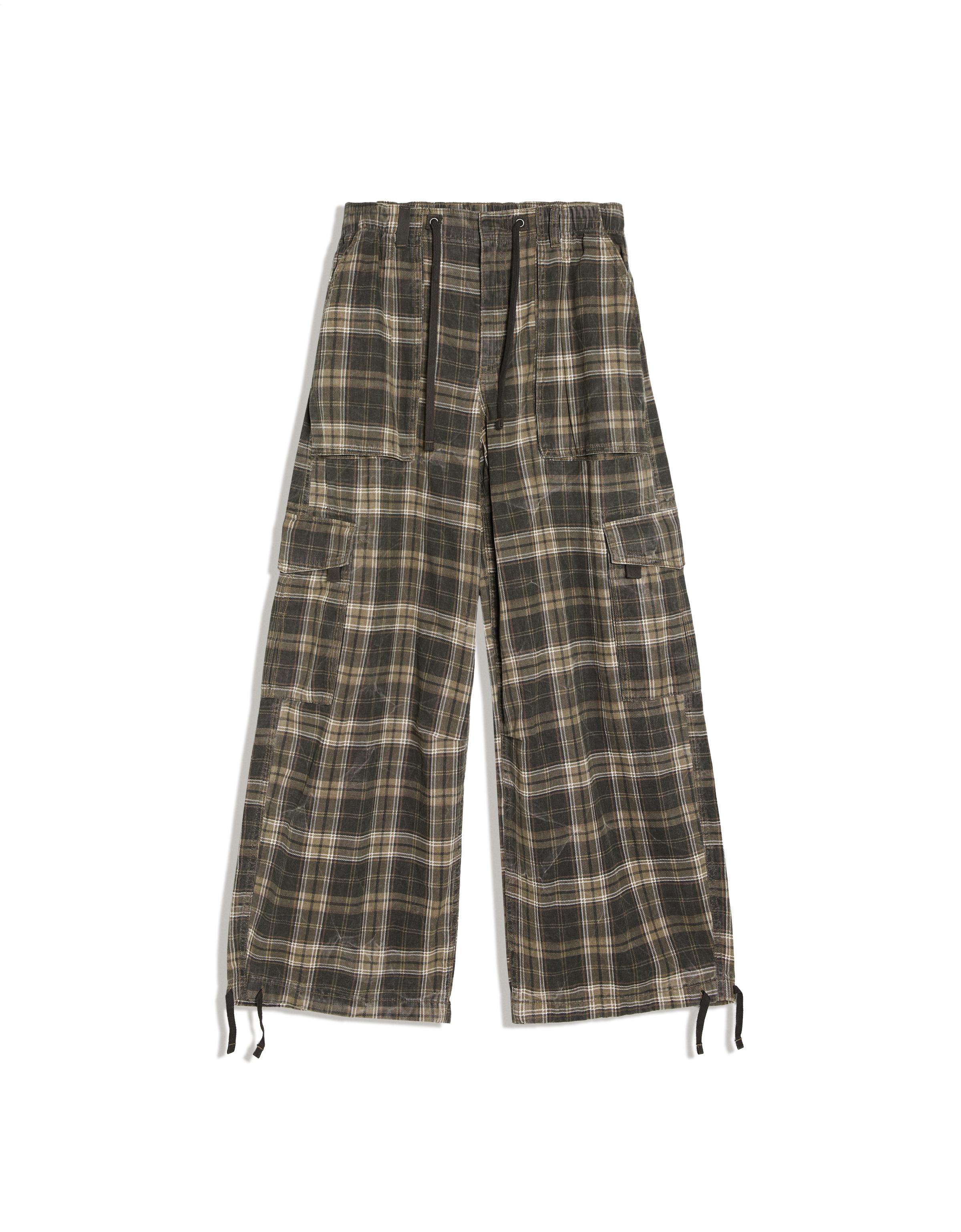 Parachute cargo trousers — Brown
