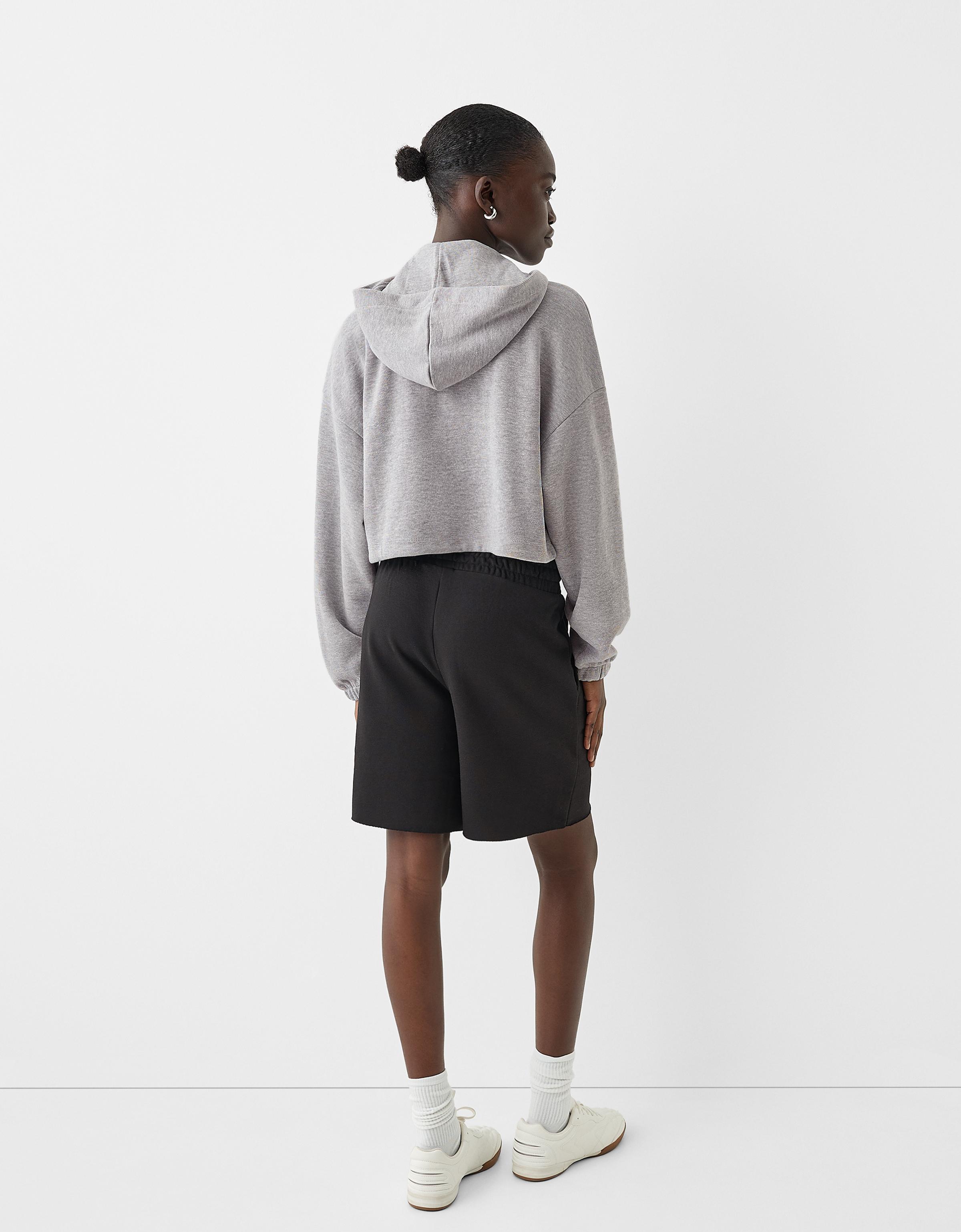 Oversized hoodie bershka hotsell