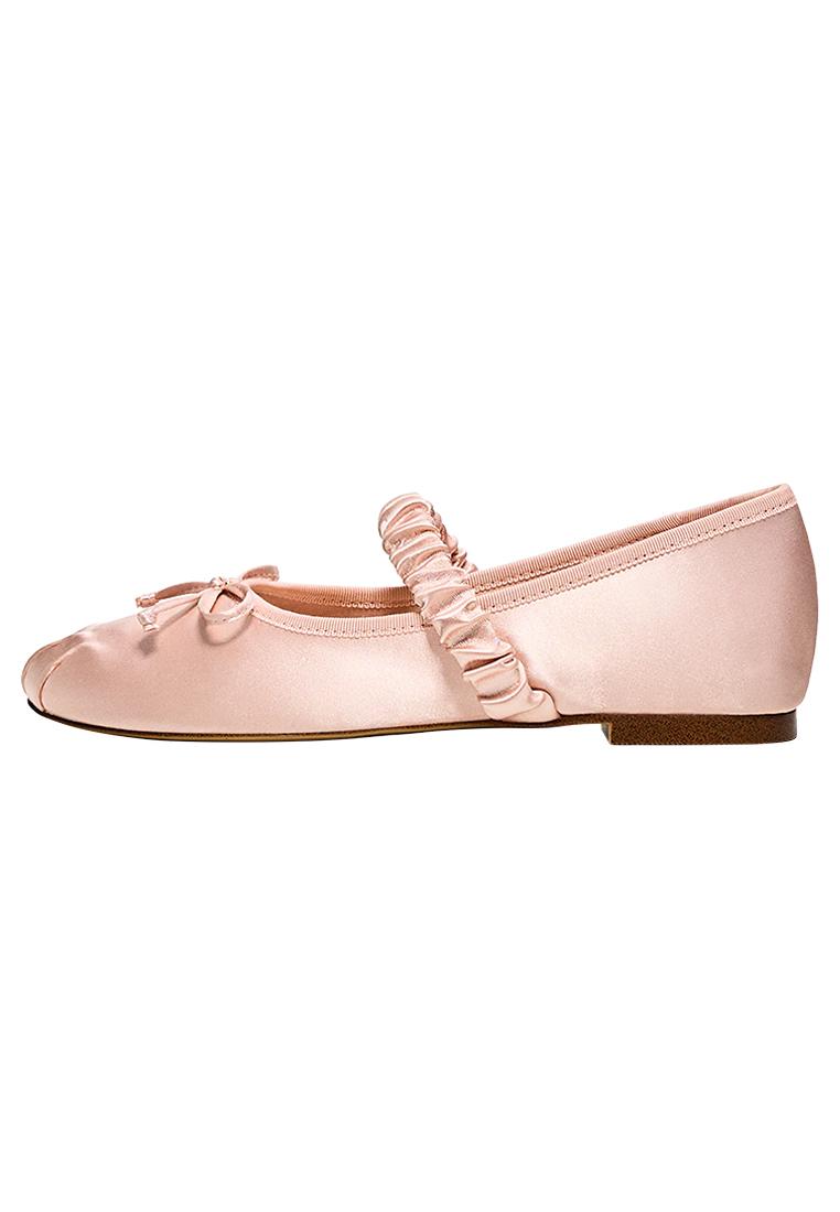 Sateen ballet flats — PINK