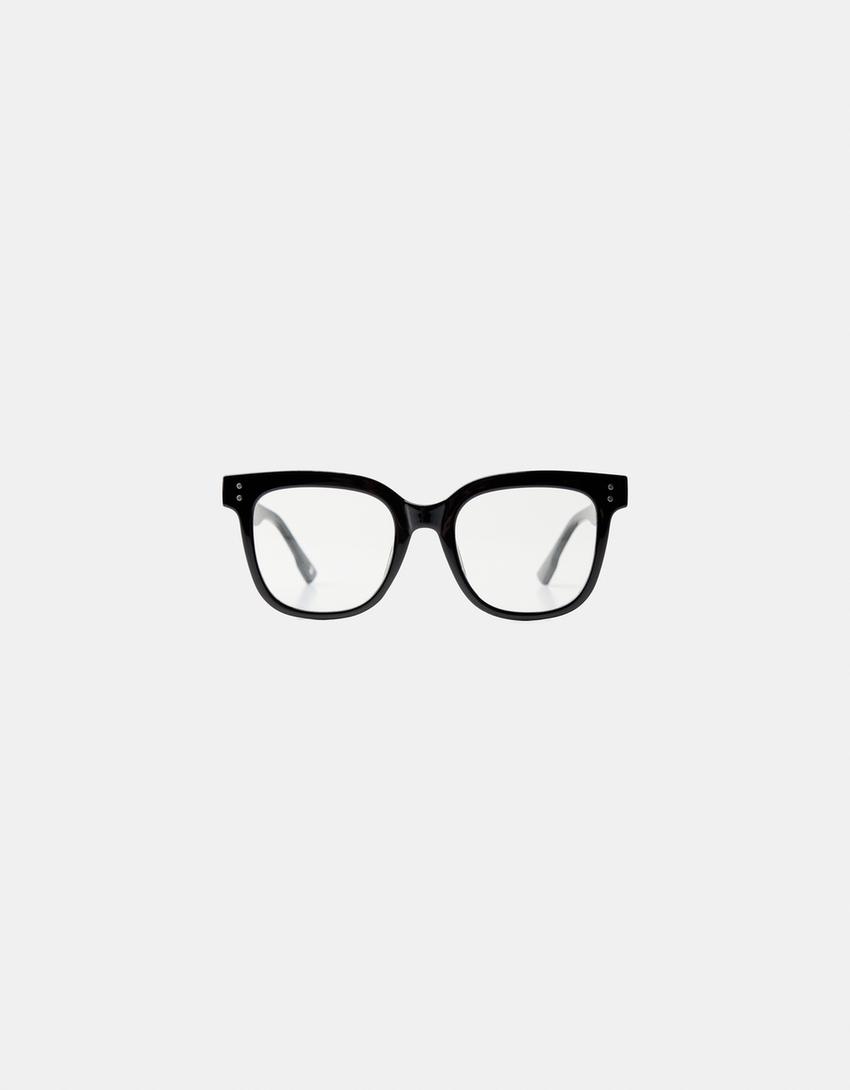 Resin sunglasses-Black-2