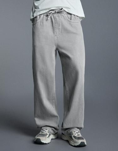 Straight jogger jeans — Grey 3