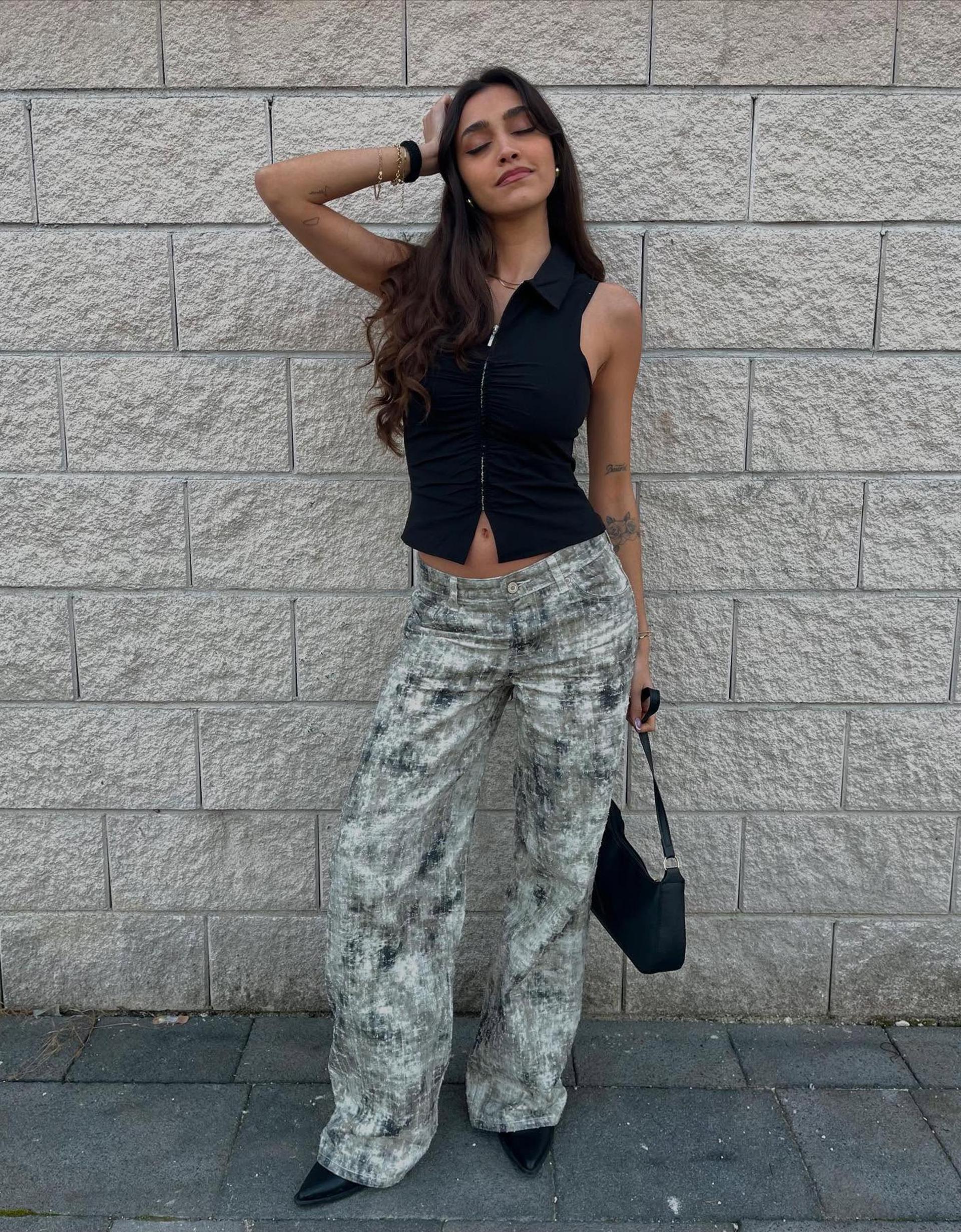 Pantalón Conjunto Verde Bershka Sudadera Conjuntos Chandal Mujer