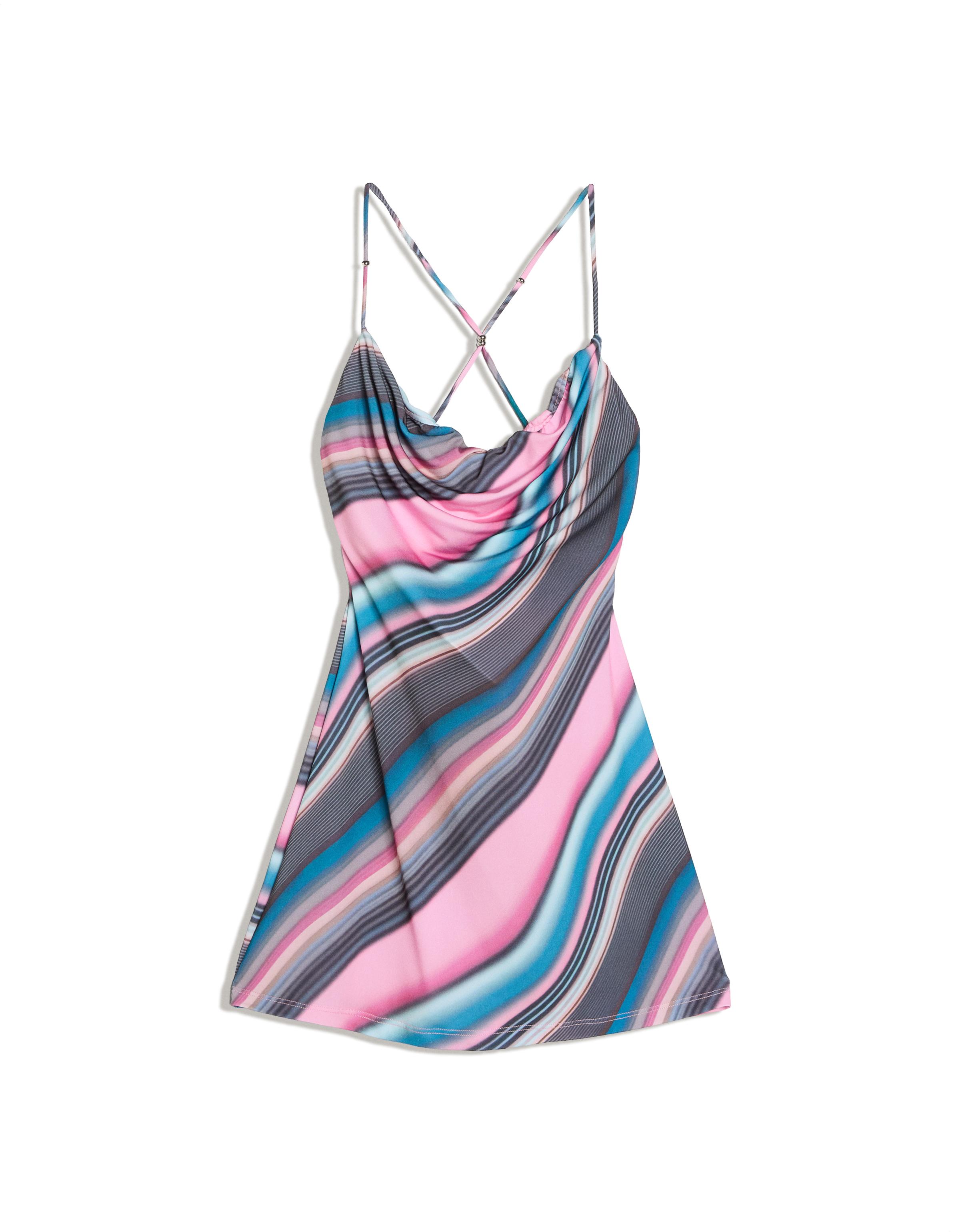 Mini halter dress — Pink