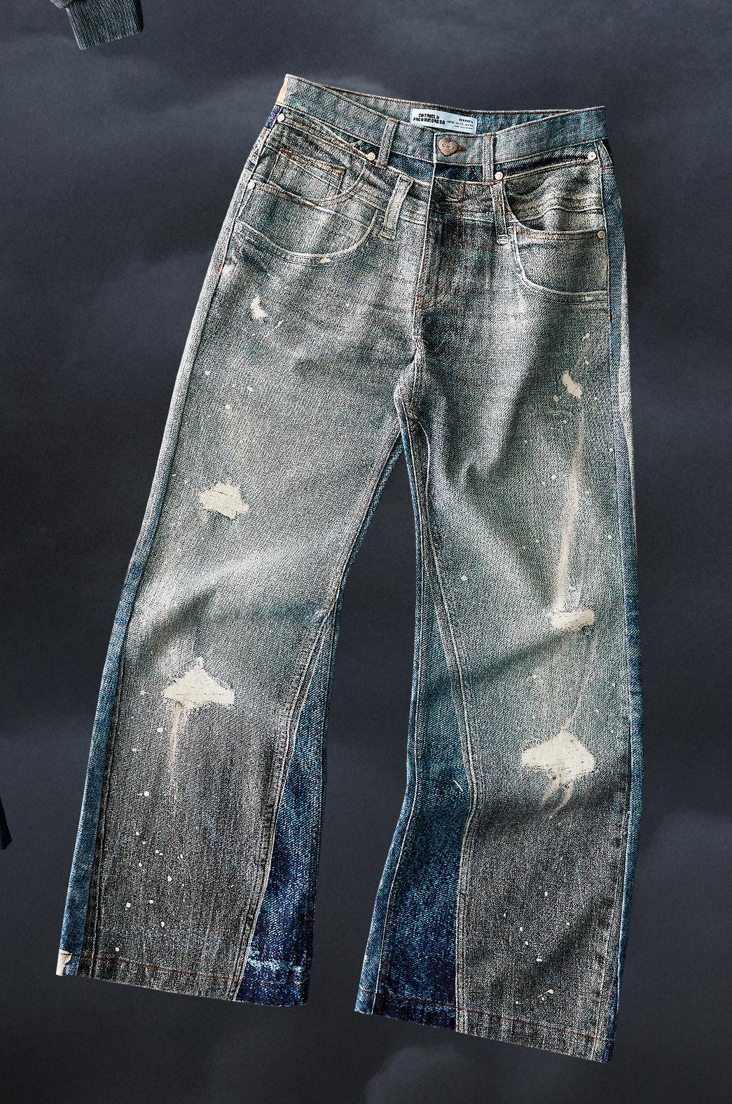 CA7RIEL & Paco Amoroso flared baggy jeans