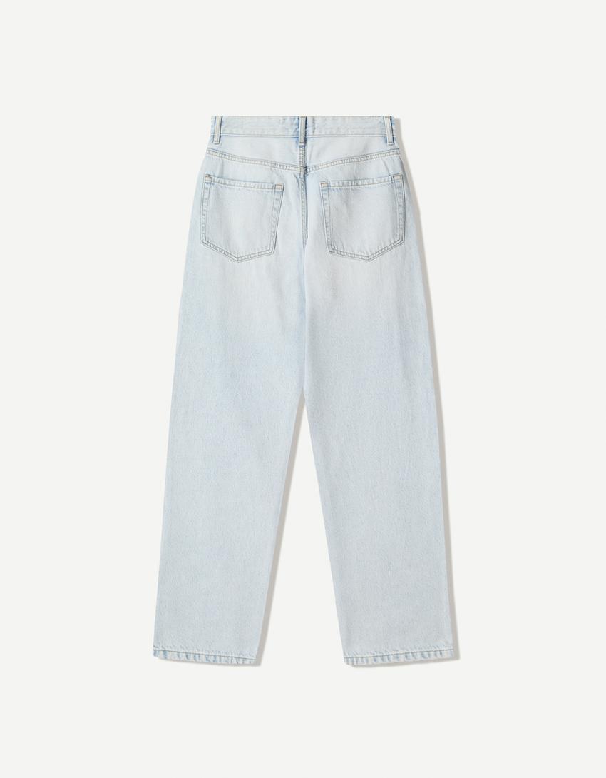 Tapered jeans-Light blue