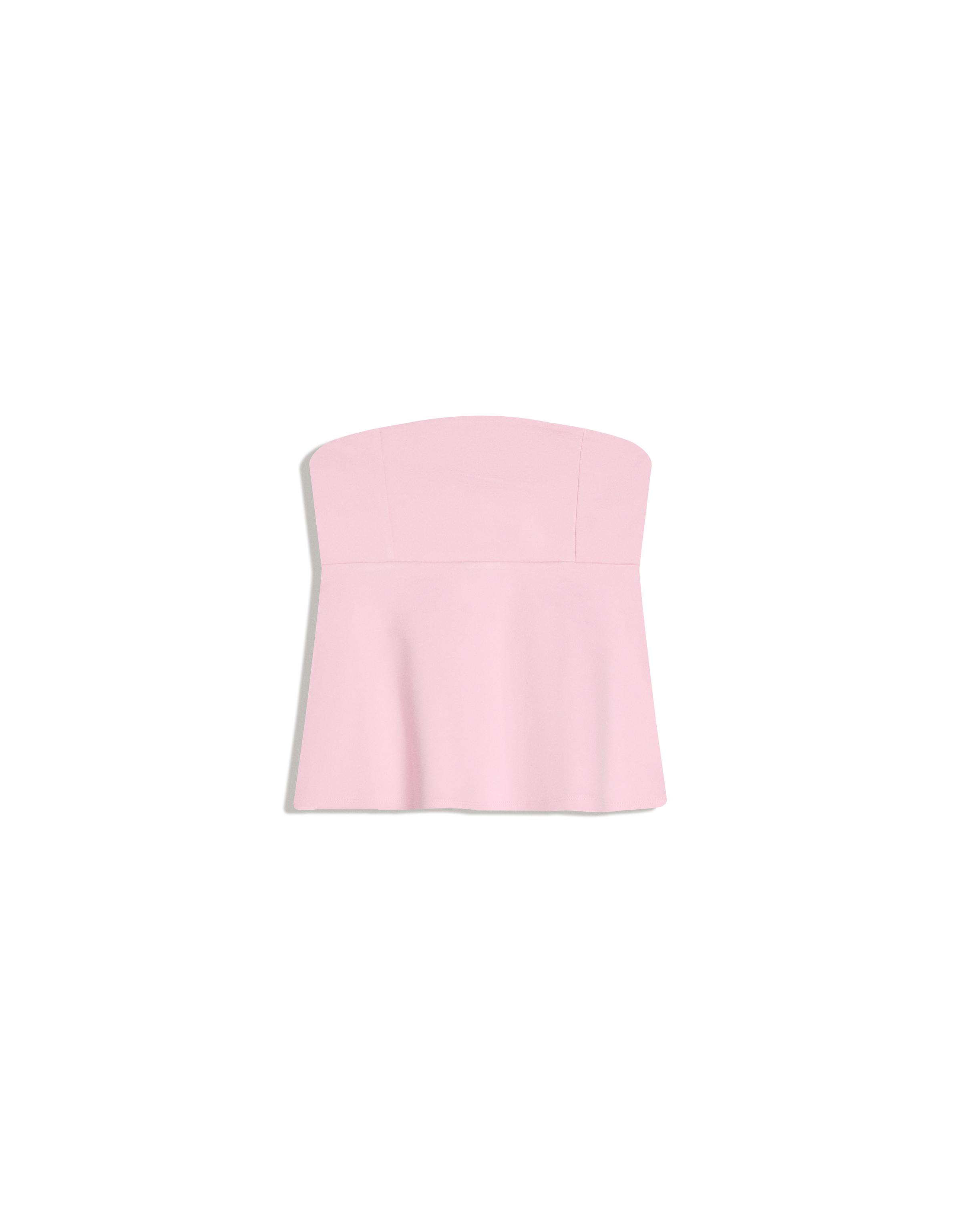 Peplum bandeau top — Pink