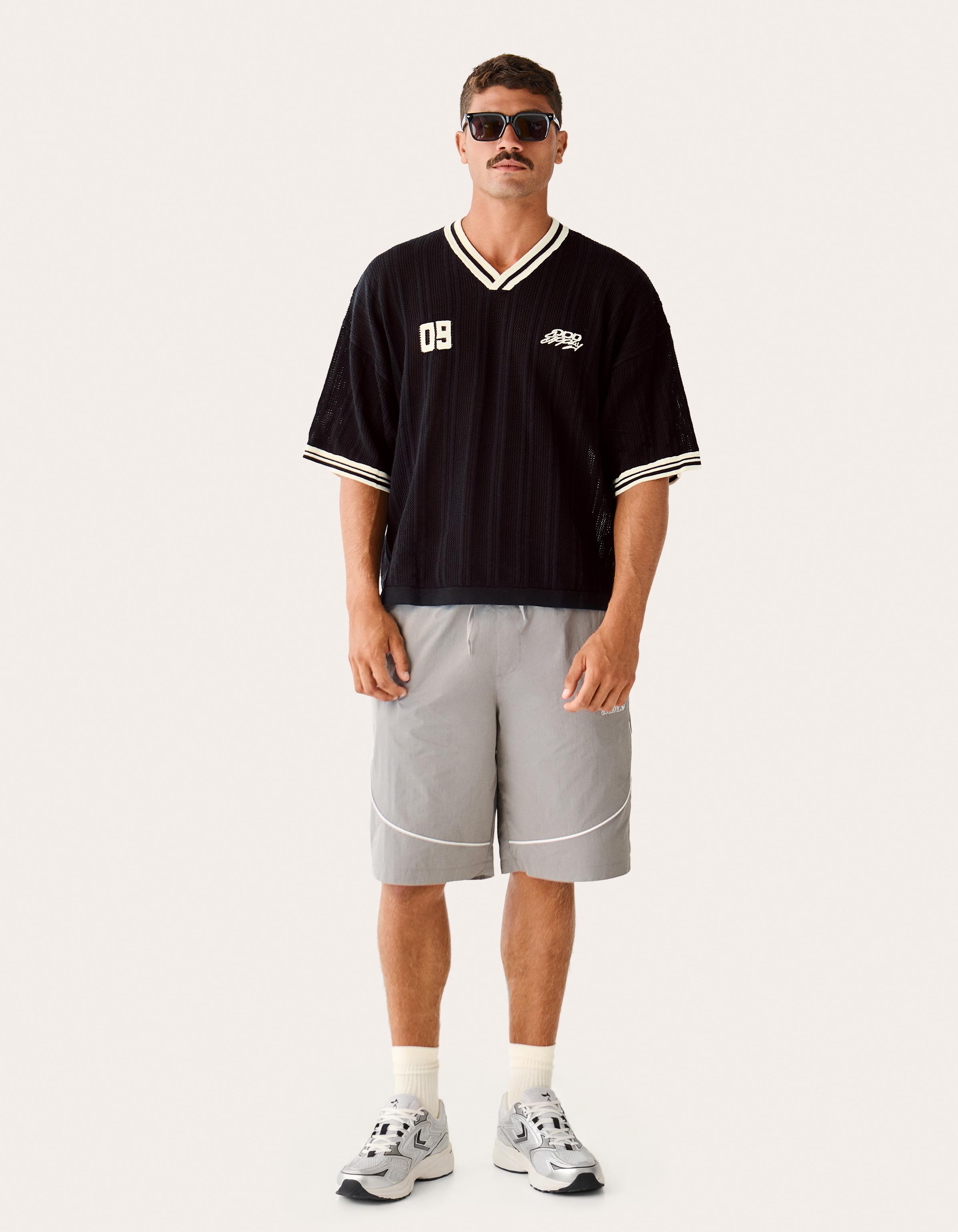 Bermuda Skater Técnica Hombre M Gris